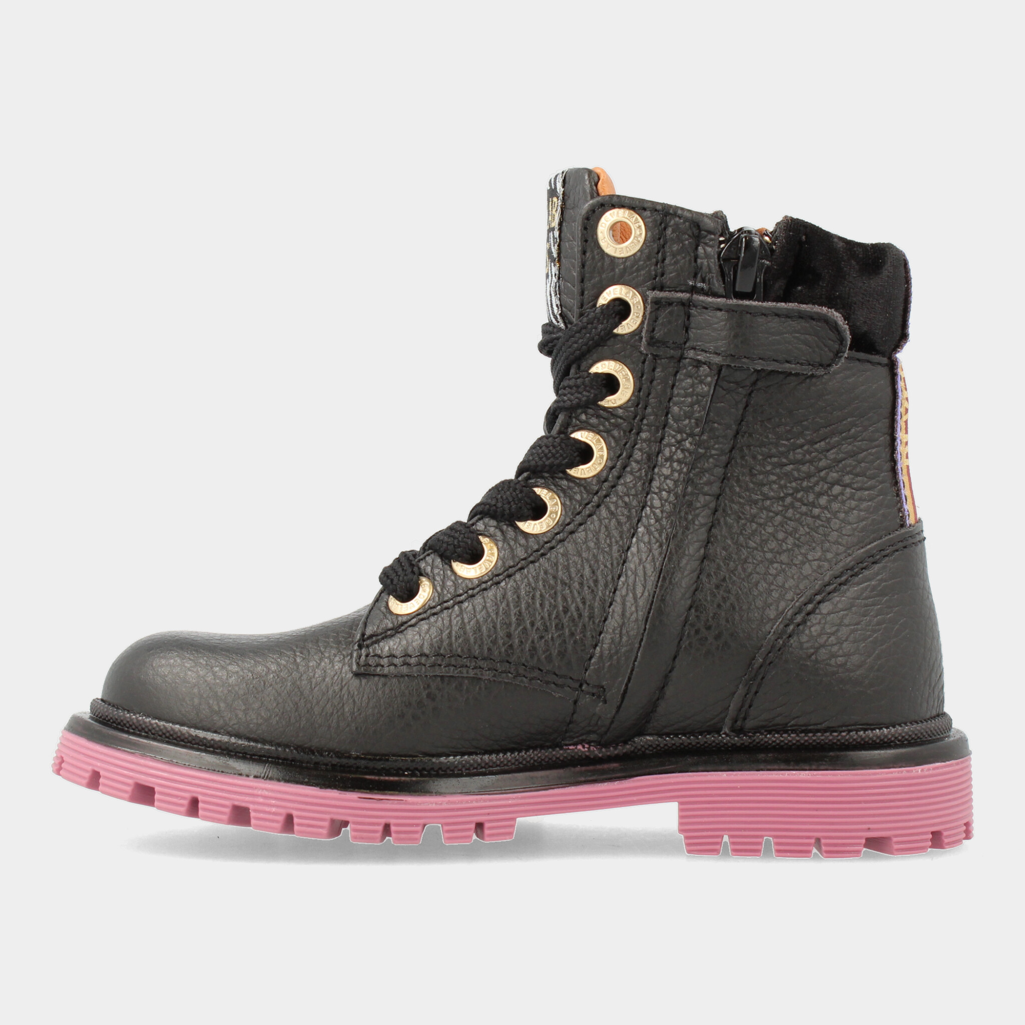 Zwarte Boots Met Roze Zool | Develab 42688