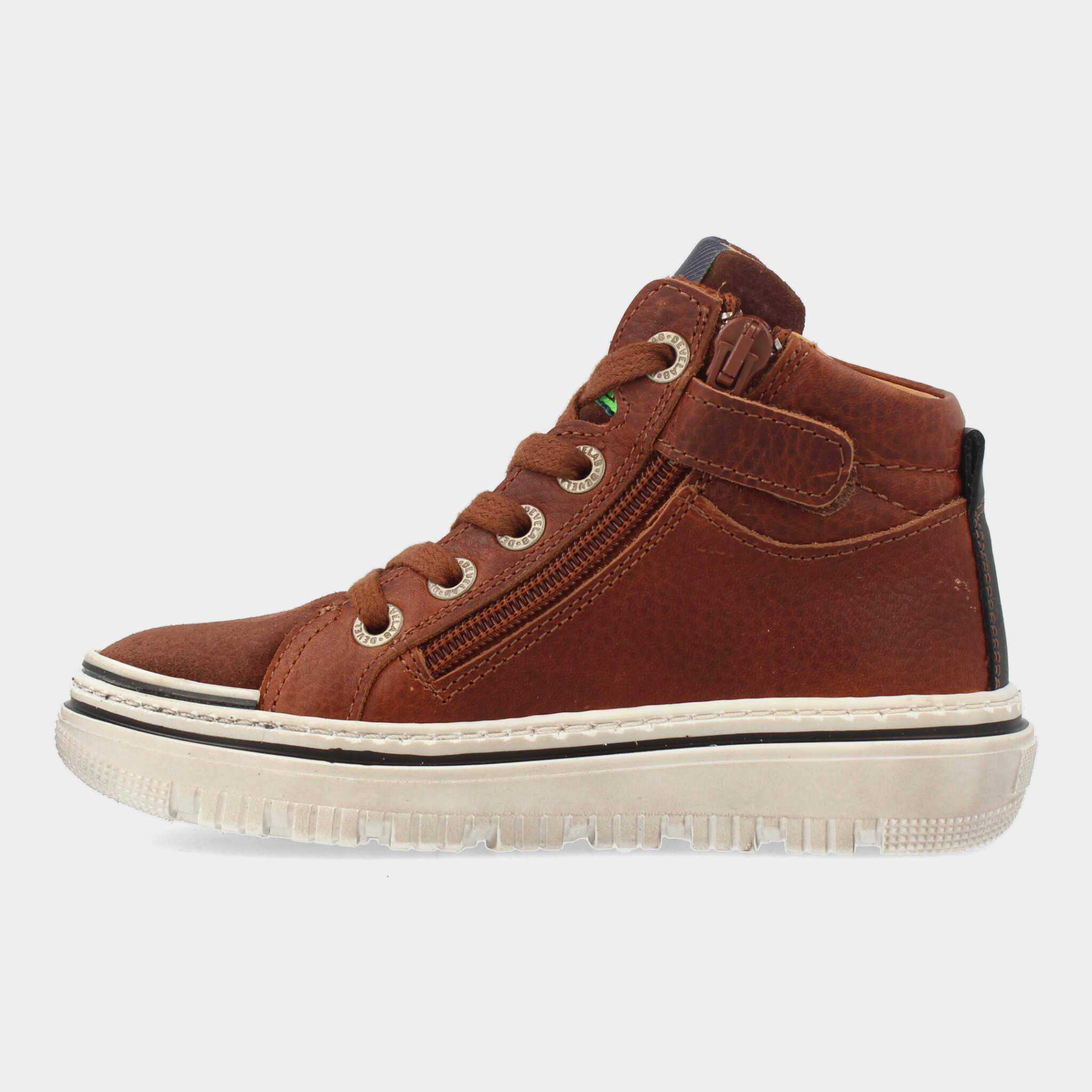 Hoge Cognac Sneakers | Develab 45709