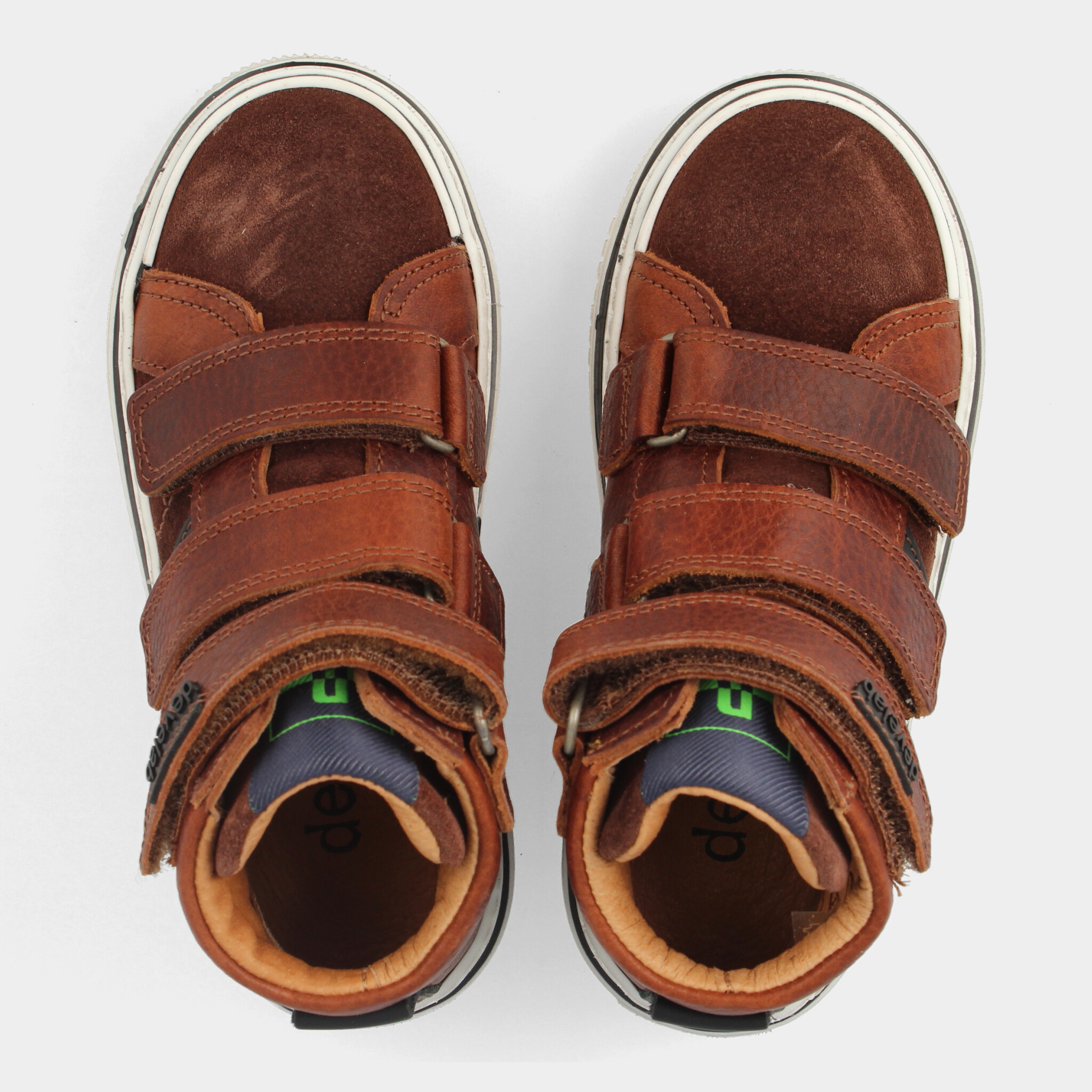 Hoge Cognac Sneakers | Develab 45705