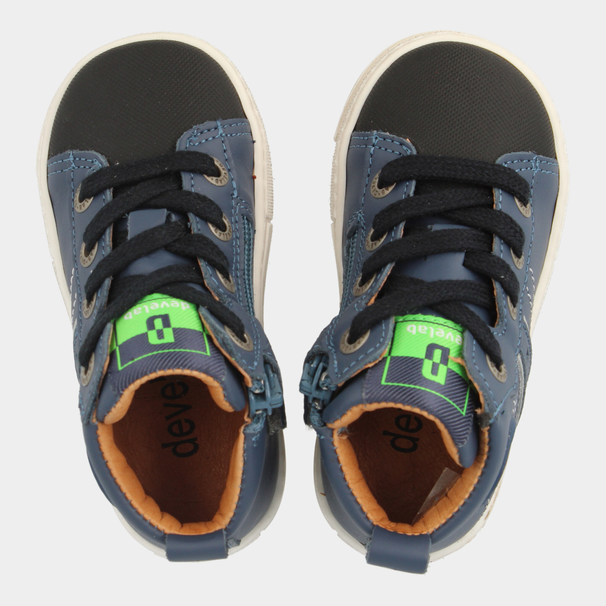 Hoge Blauwe Sneakers | Develab 45637