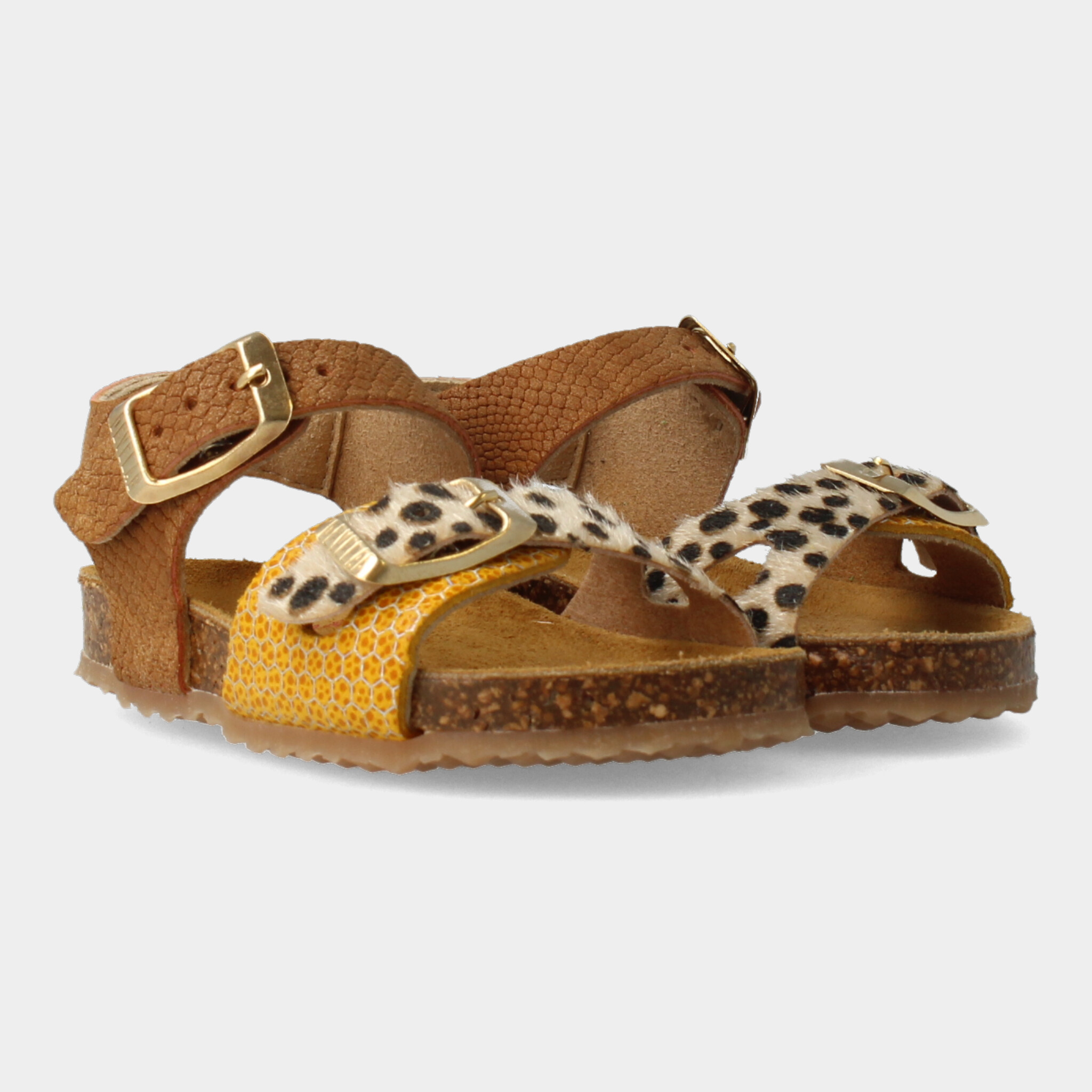 Cognac Sandalen | Develab 48314