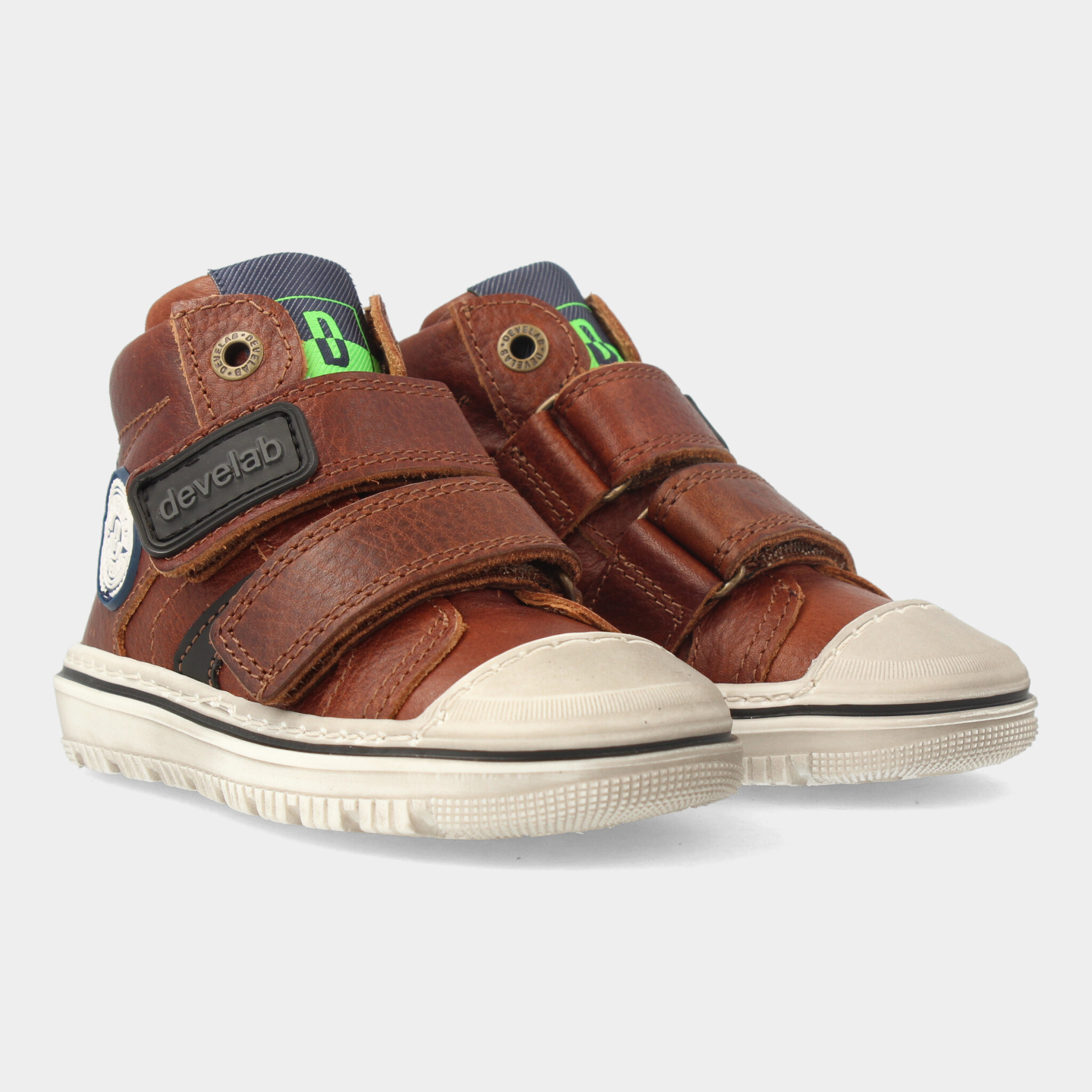 Hoge Cognac Sneakers | Develab 45653