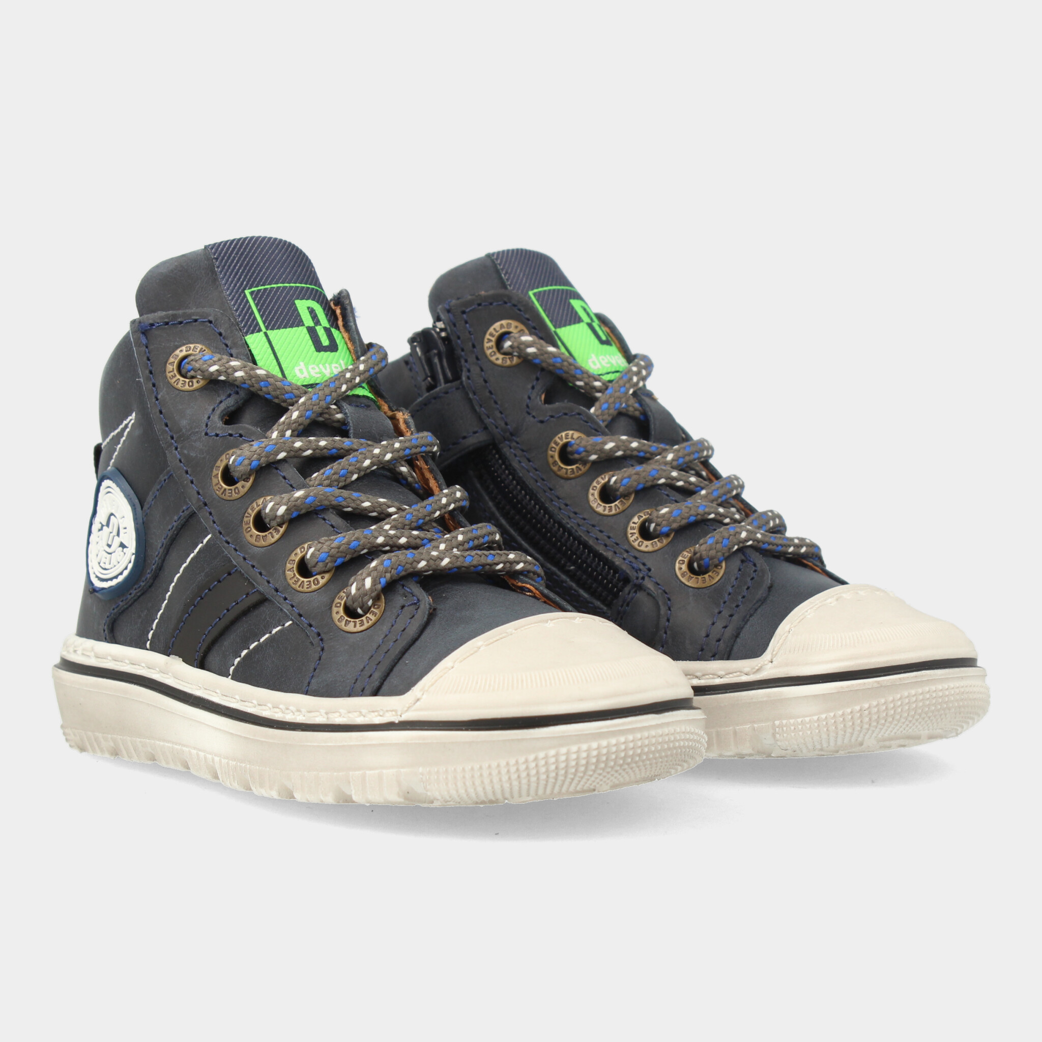 Hoge Blauwe Sneakers | Develab 45651