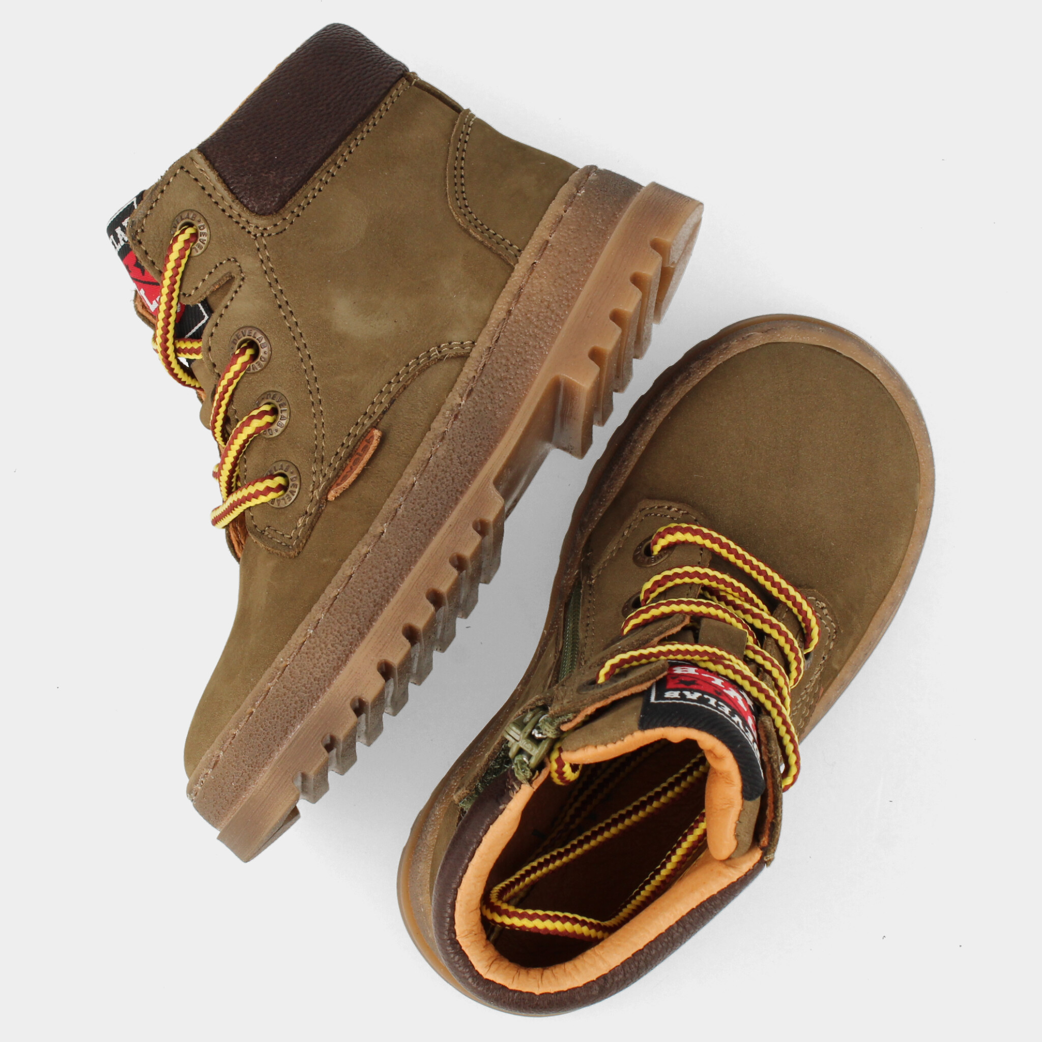 Kaki boot voor jongens  | 45161