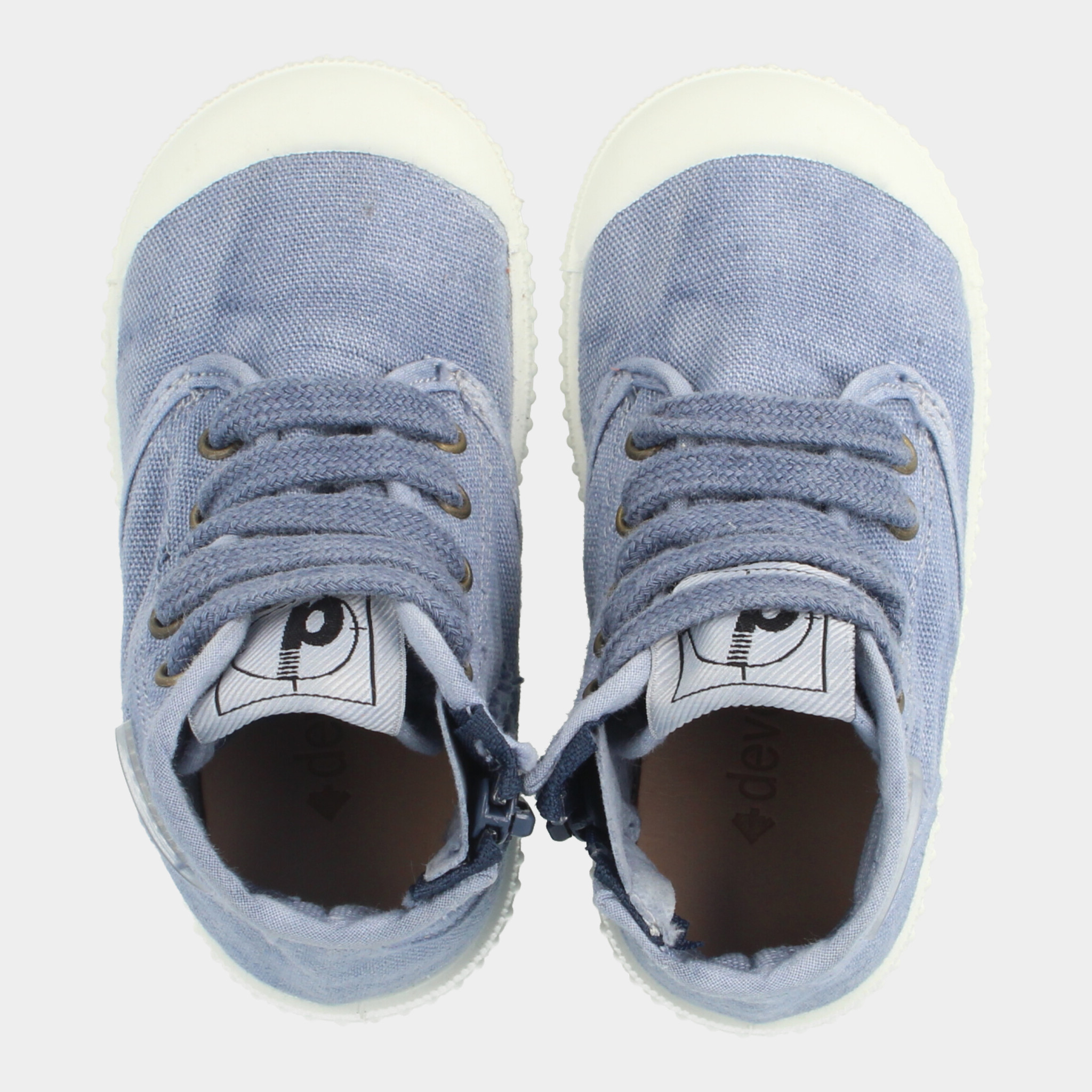 Hoge Blauwe Sneakers | Develab 44227