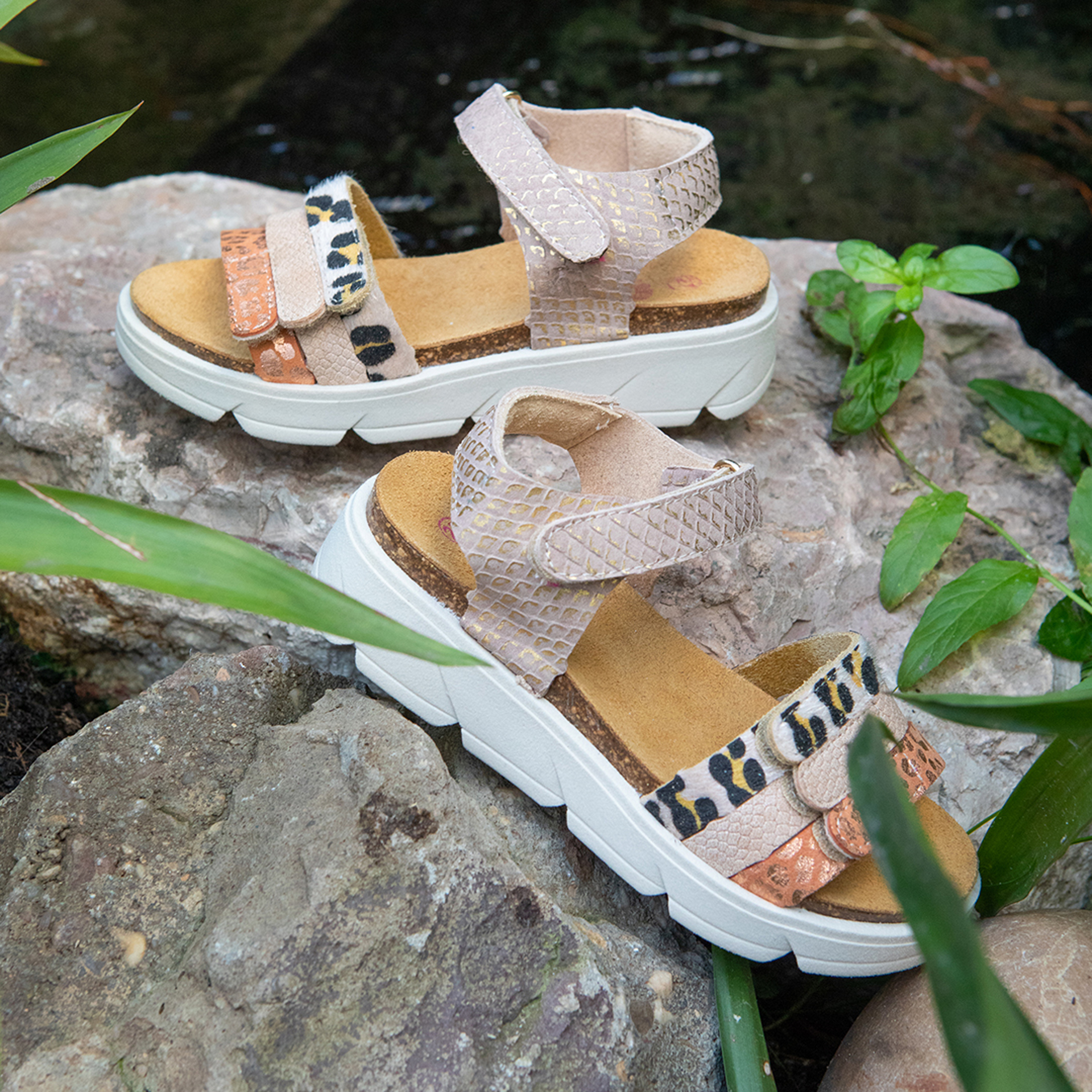 Beige Sandalen | Develab 48384