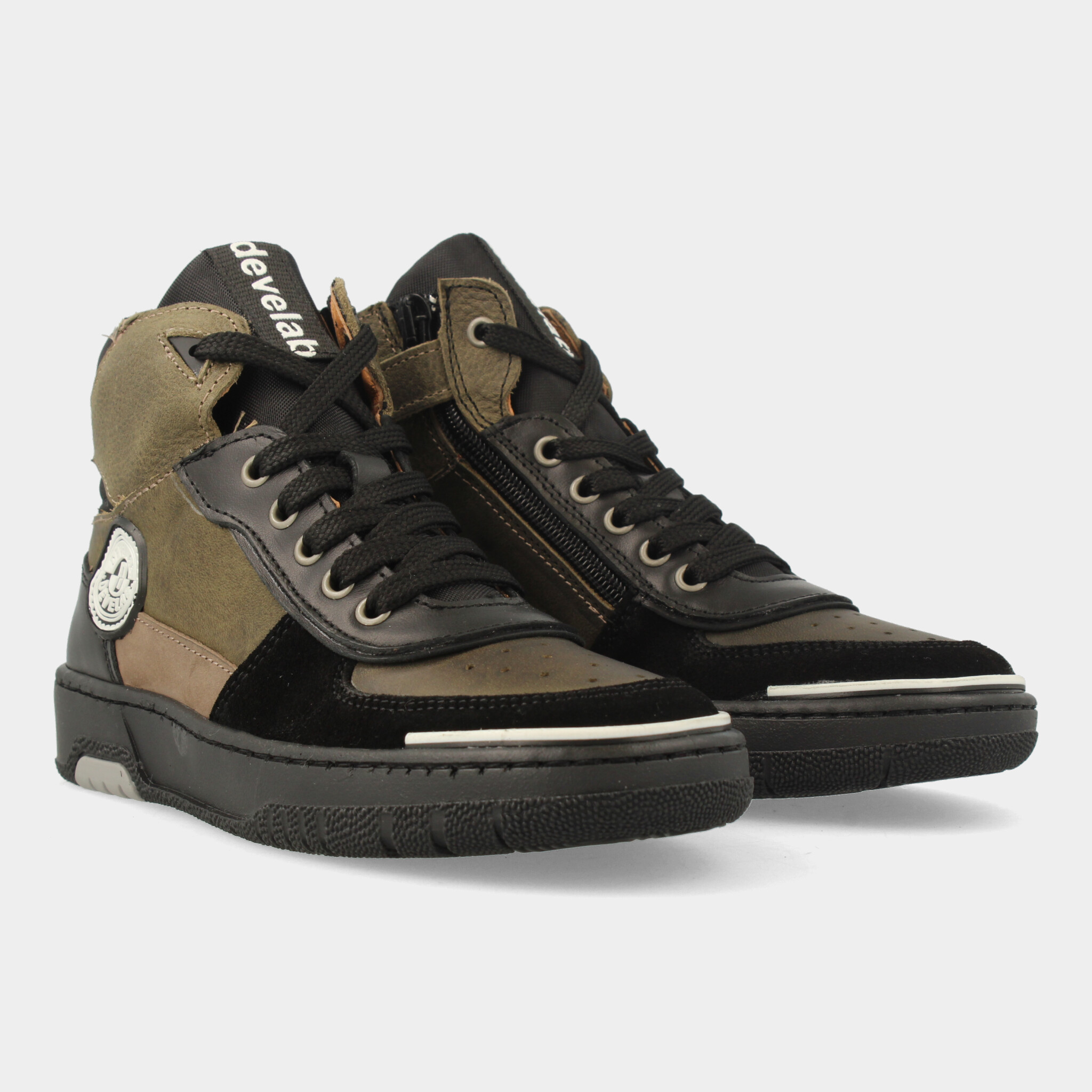 Hoge Taupe Sneakers | Develab 45721