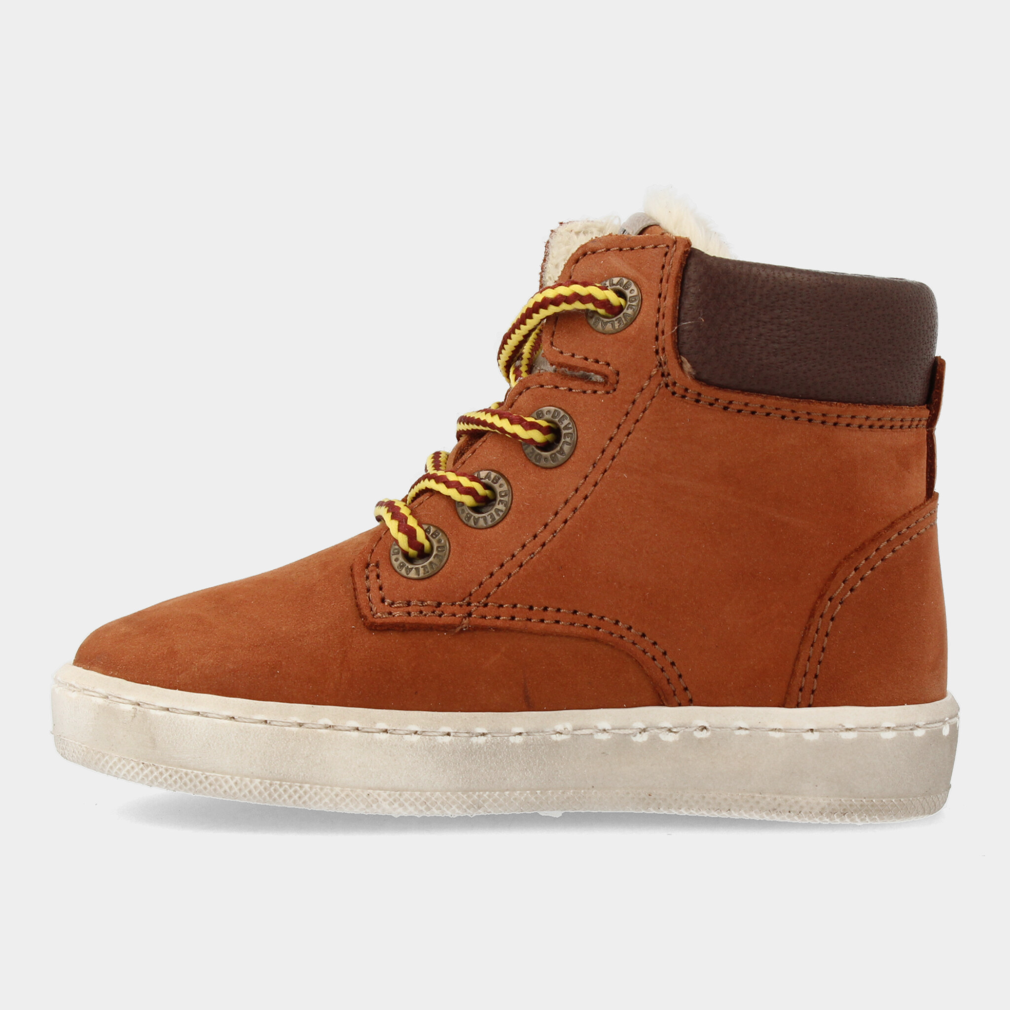 Hoge Cognac Nubuck Sneakers | Develab 41855