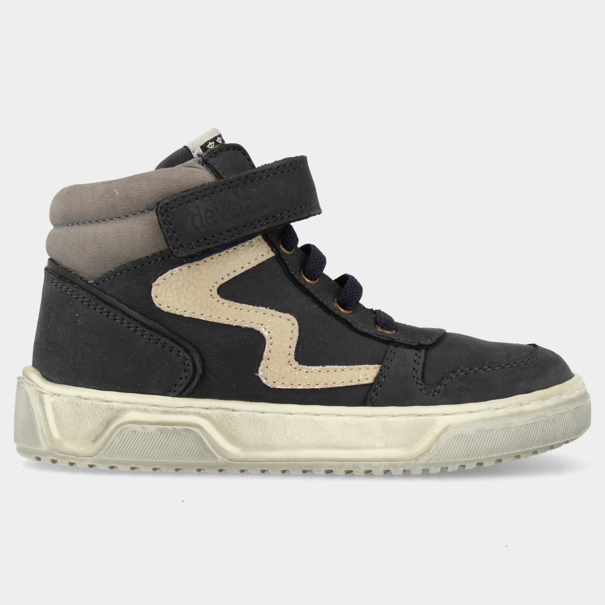 Blauwe hoge sneaker voor jongens  | 44351