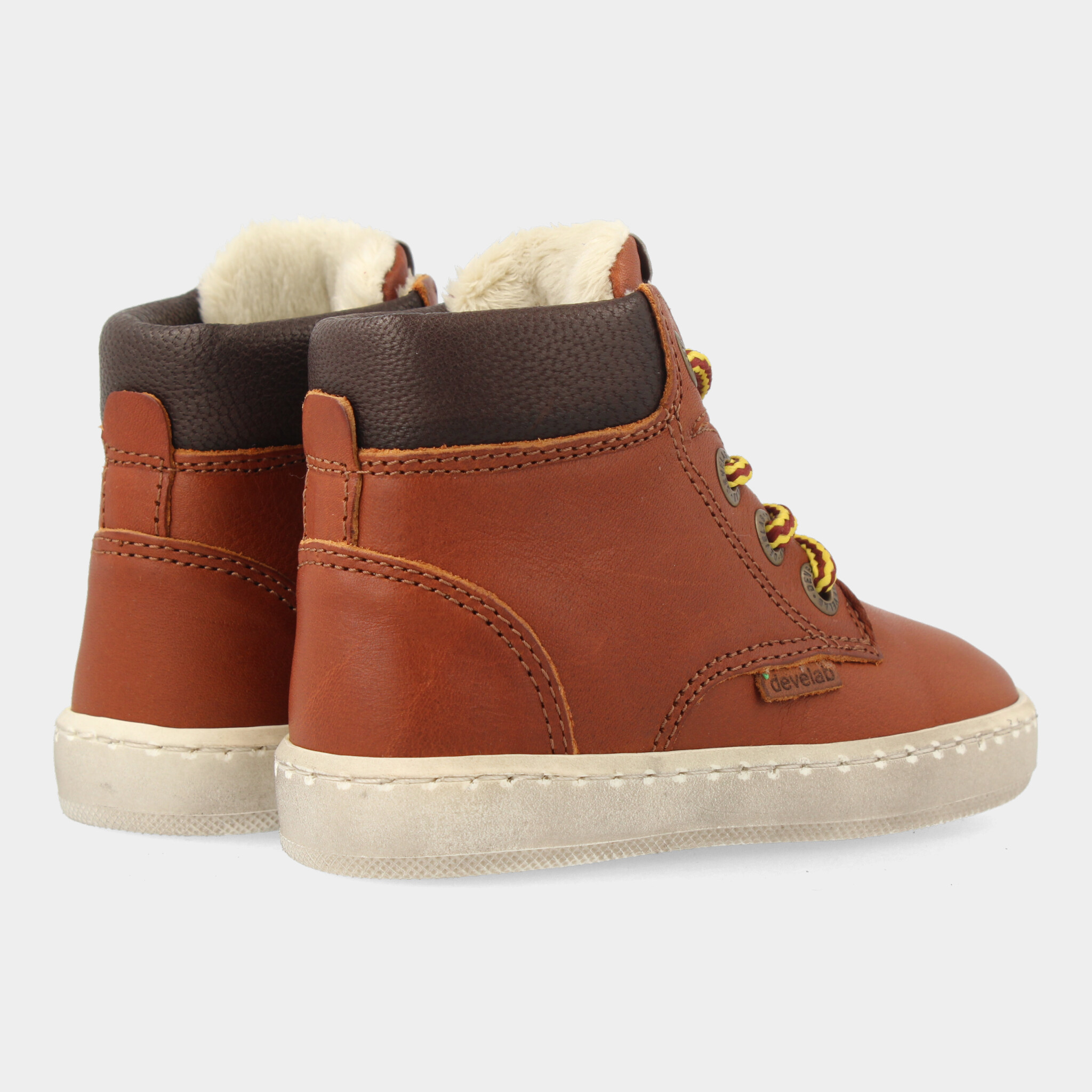 Hoge Cognac Sneakers | Develab 41855