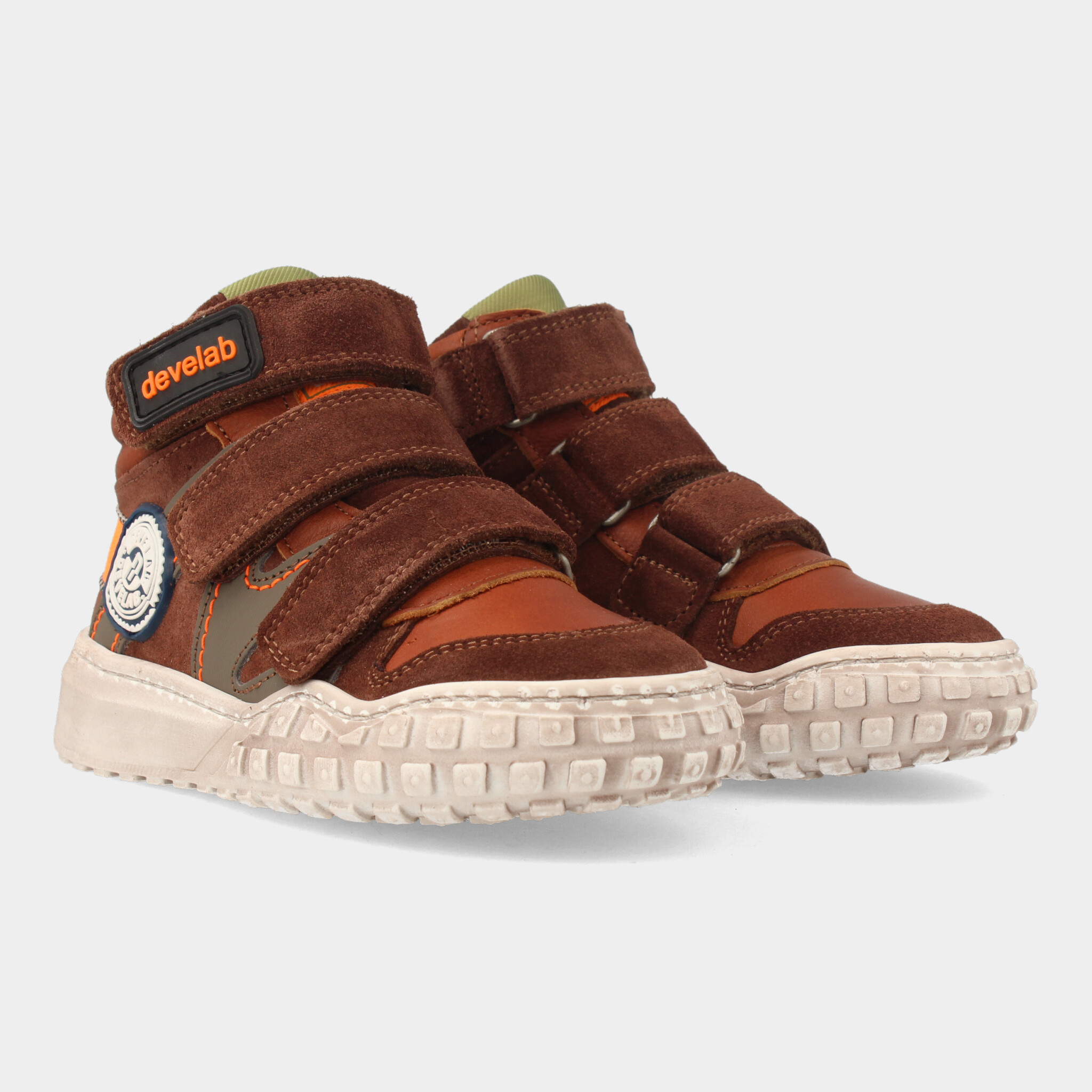 Hoge Cognac Sneakers | Develab 45689