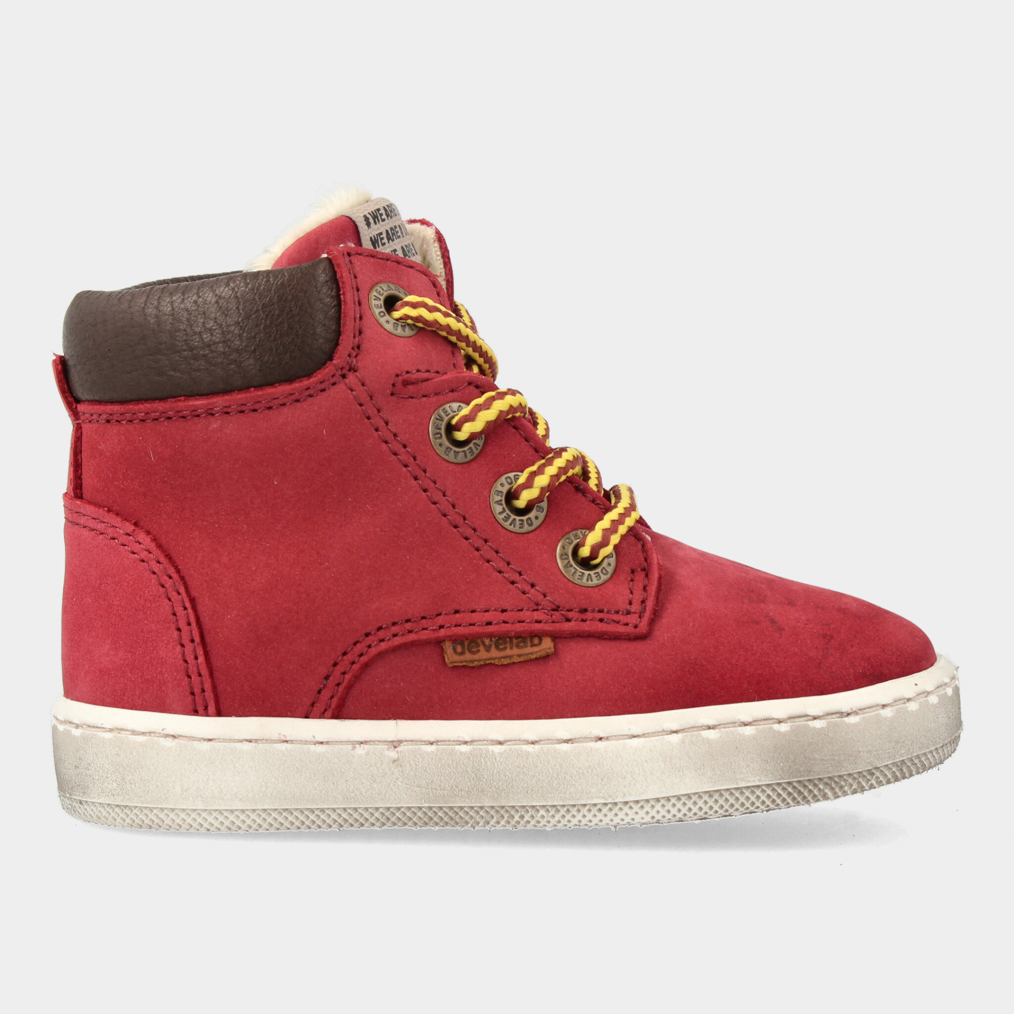 Hoge Rode Sneakers | Develab 41855