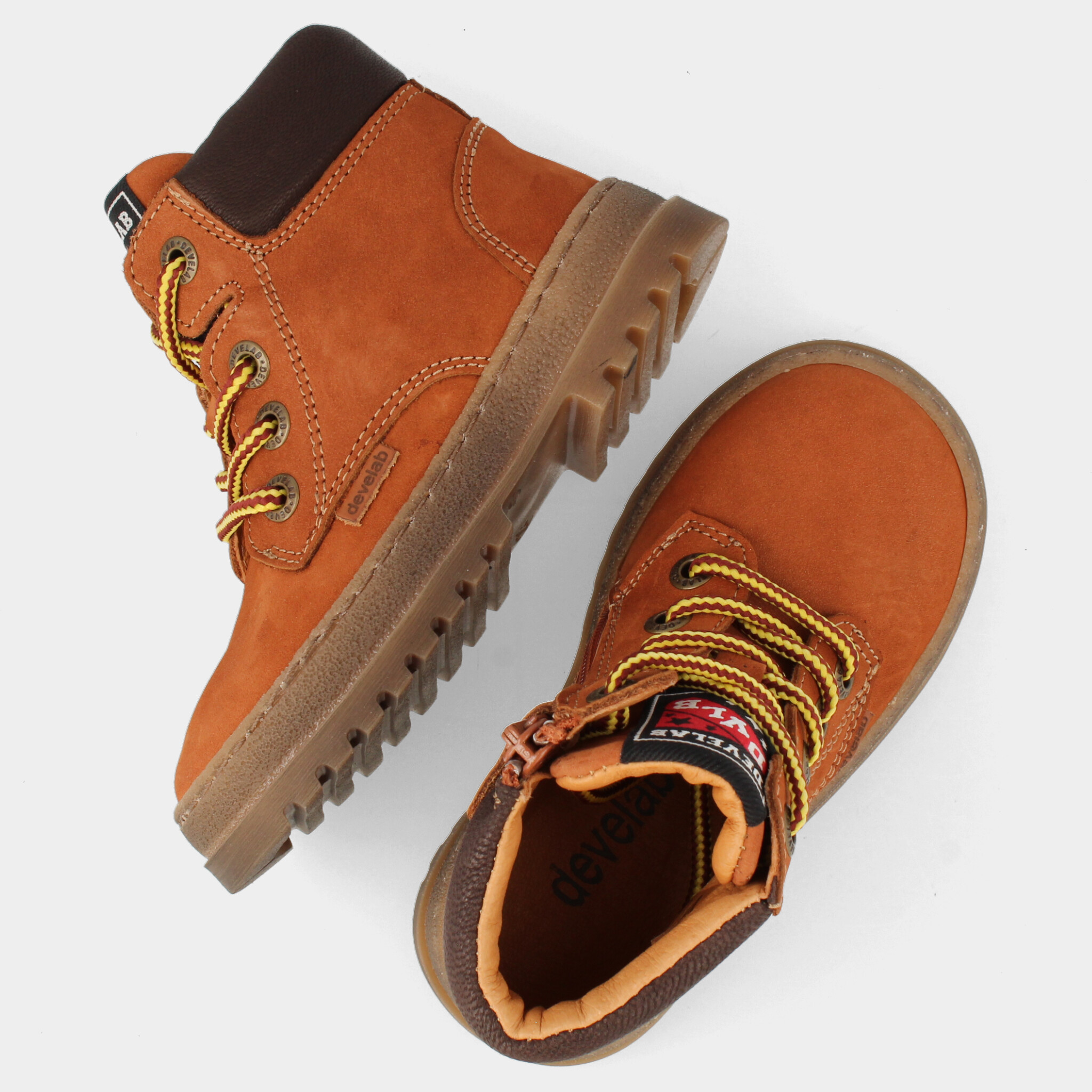 Cognac boot voor jongens  | 45161
