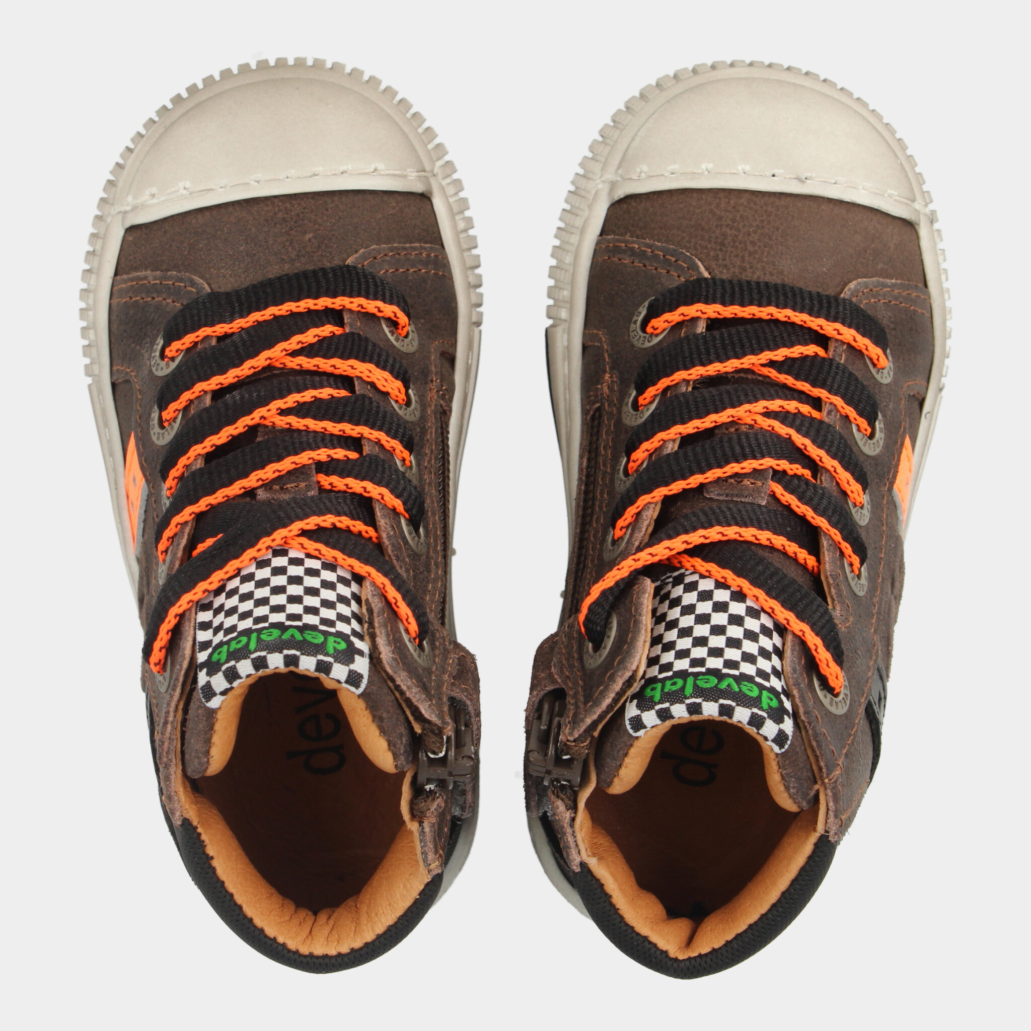 Hoge Grijze Sneakers | Develab 45661