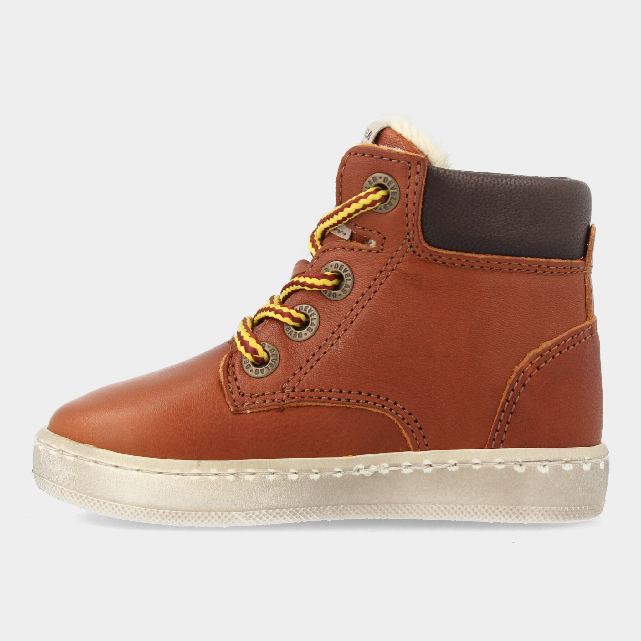 Hoge Cognac Sneakers | Develab 41855