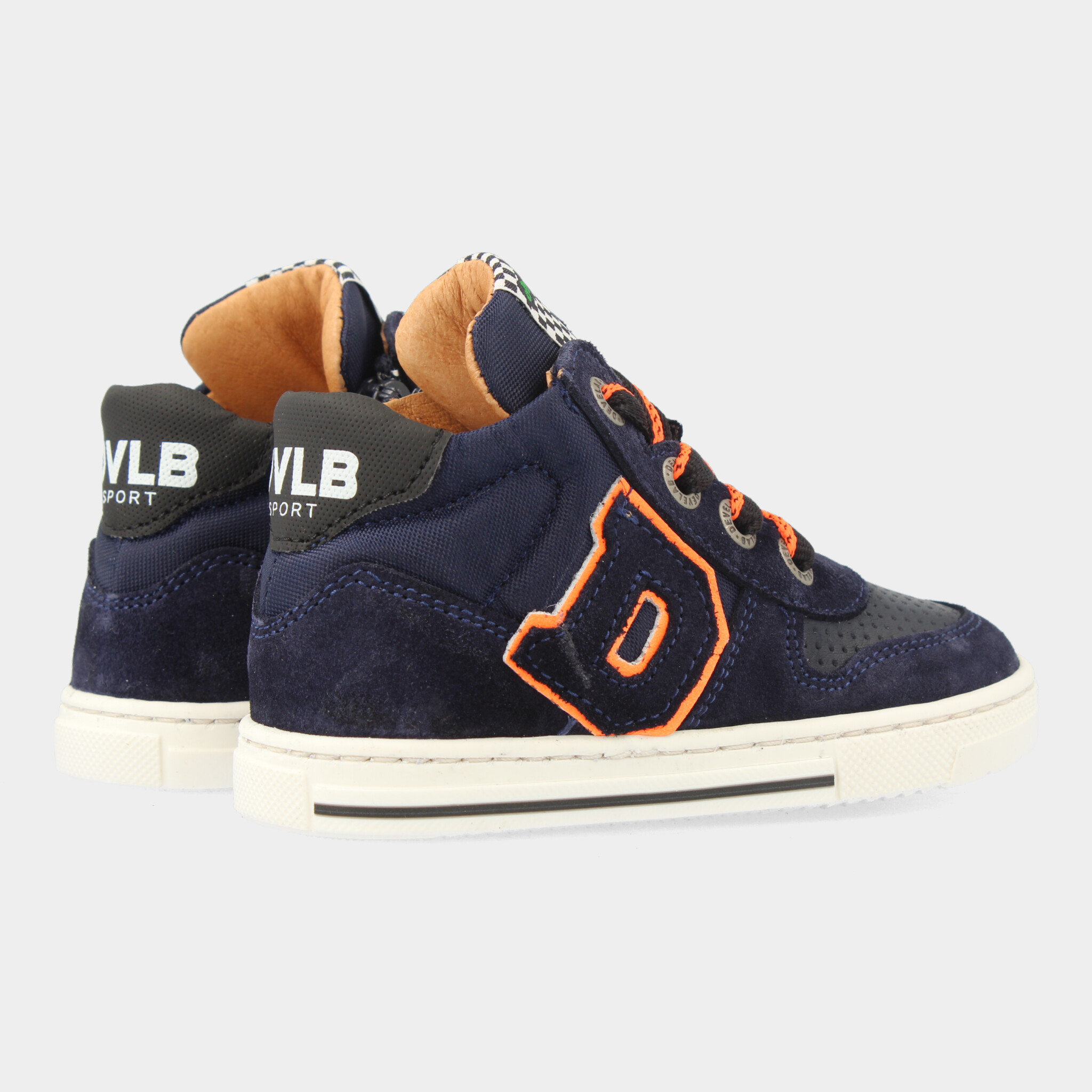 Hoge Blauwe Sneakers | Develab 45635