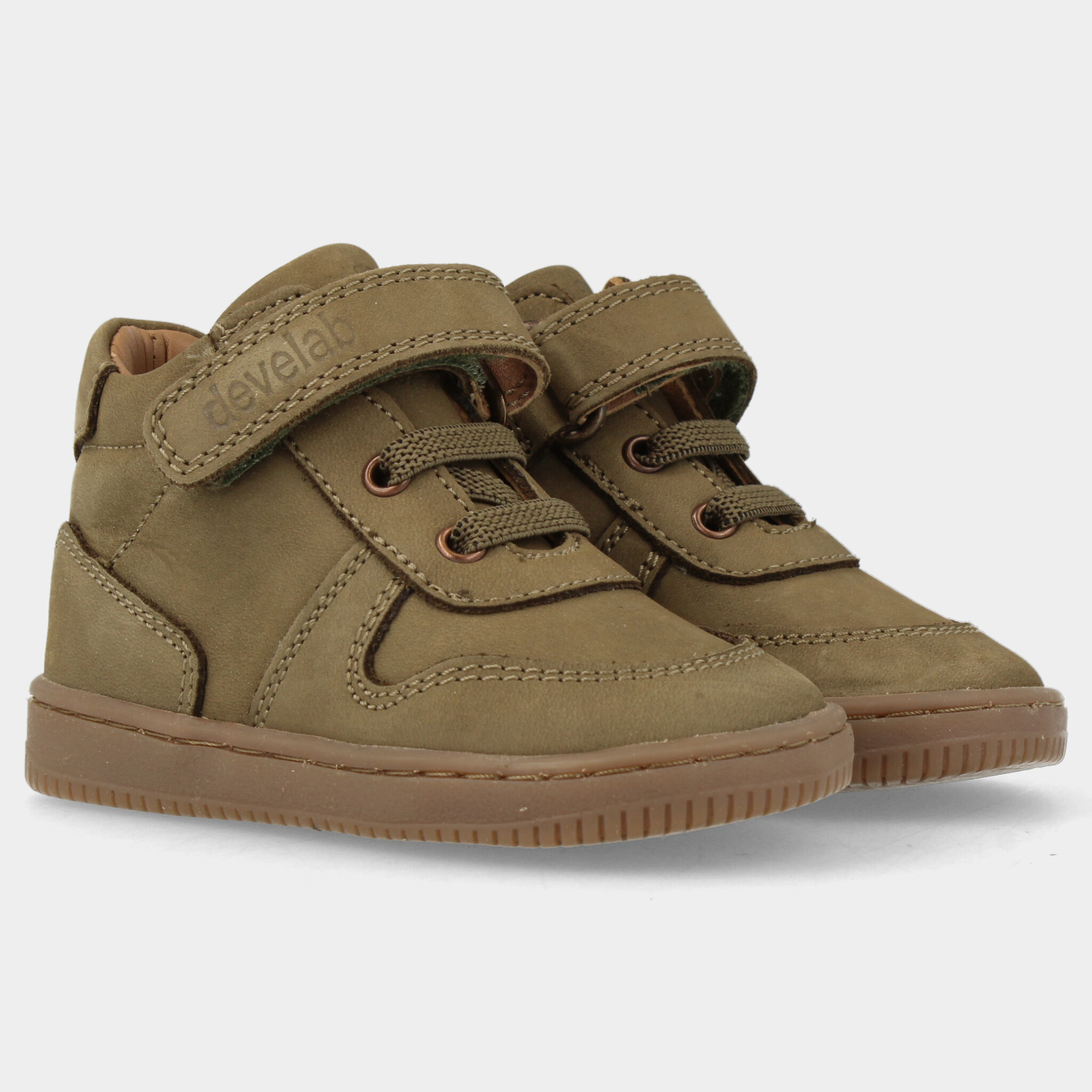 Kaki sneakers voor jongens  | 44333