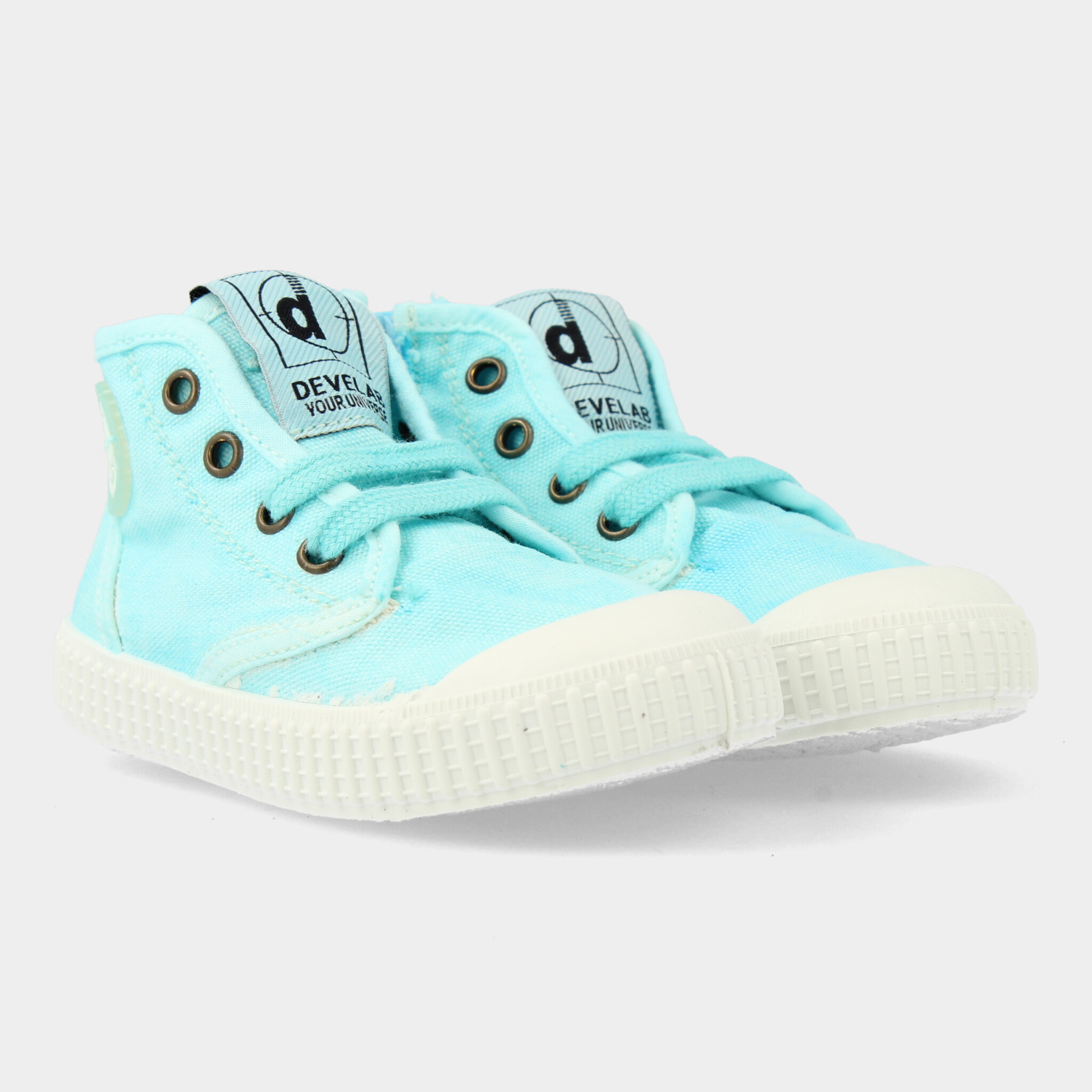 Hoge Blauwe Sneakers | Develab 44227
