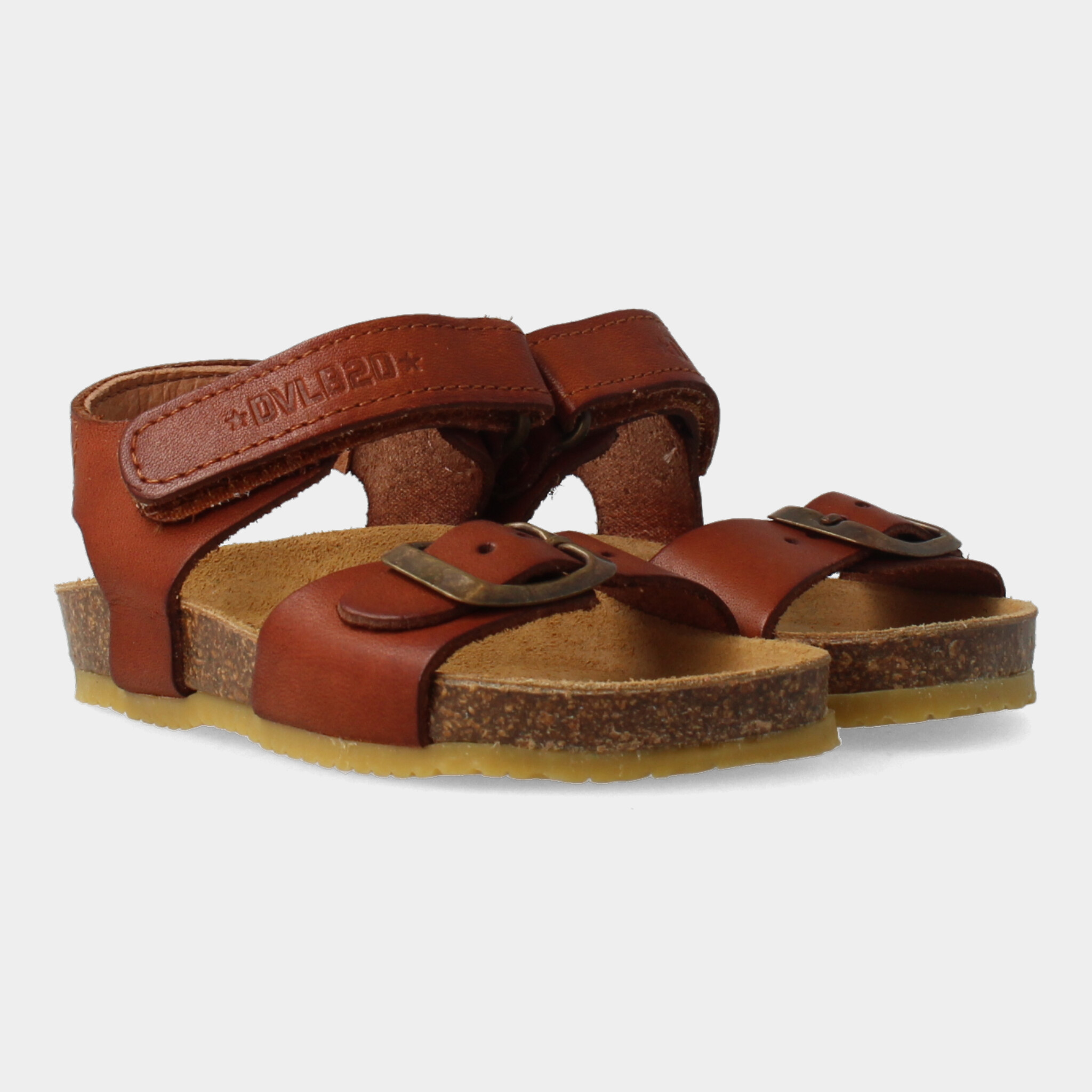 Cognac sandalen | 49003