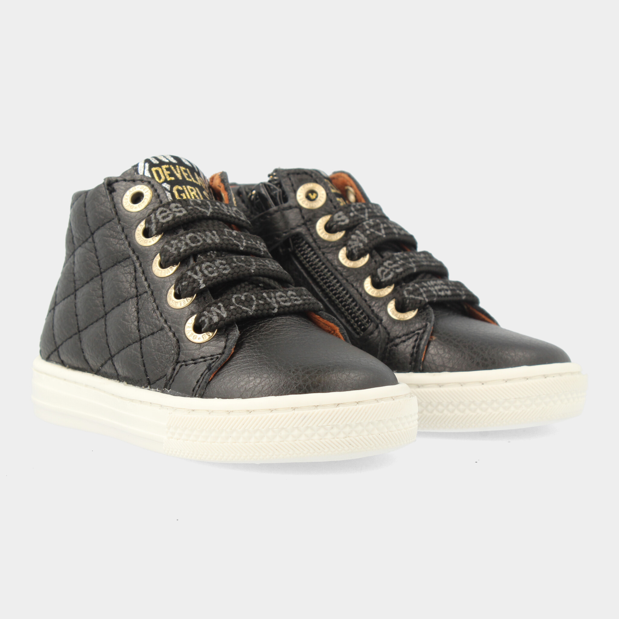 Hoge Zwarte Sneakers | Develab 42668