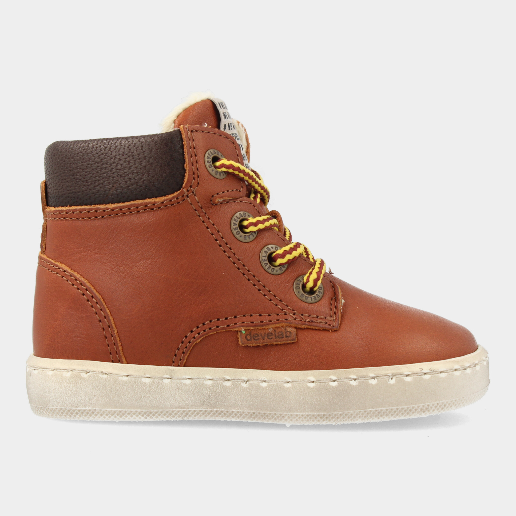 Hoge Cognac Sneakers | Develab 41855