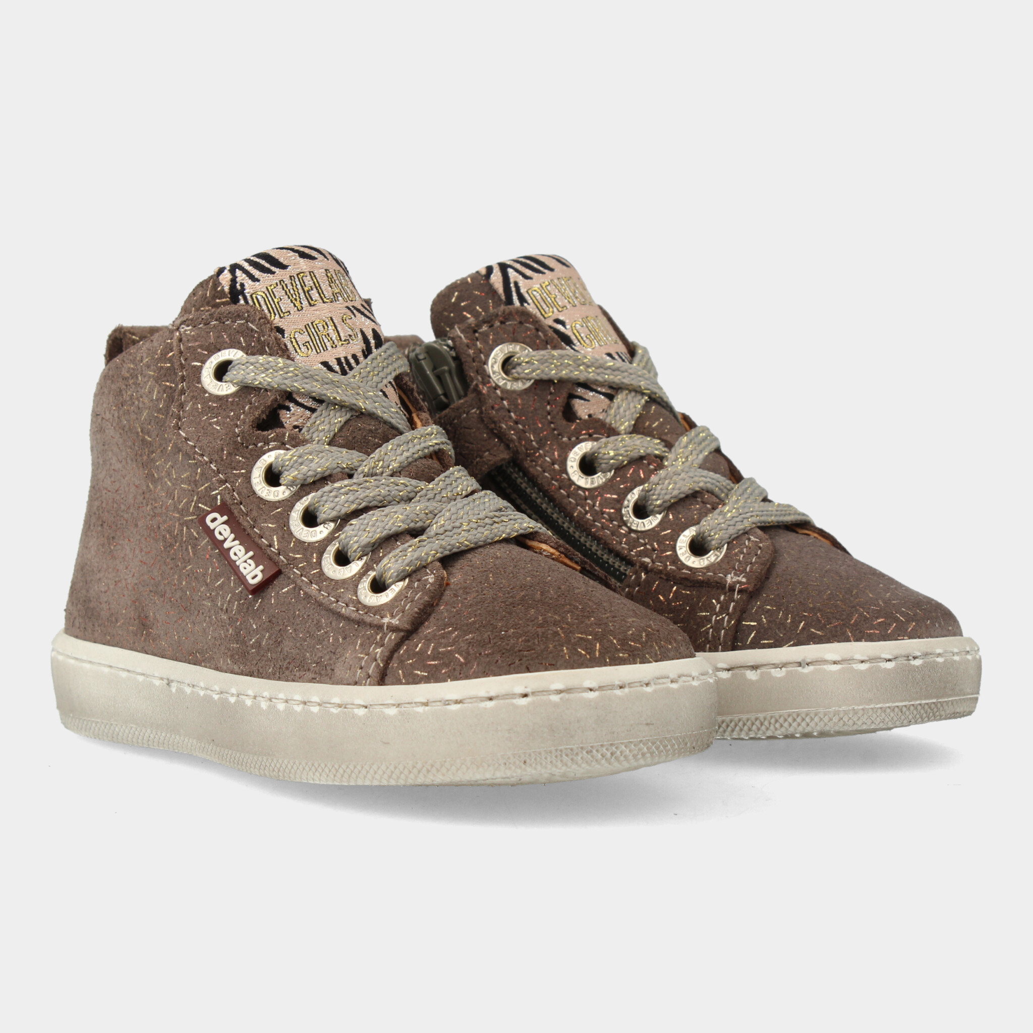 Hoge Grijze Sneakers | Develab 41424