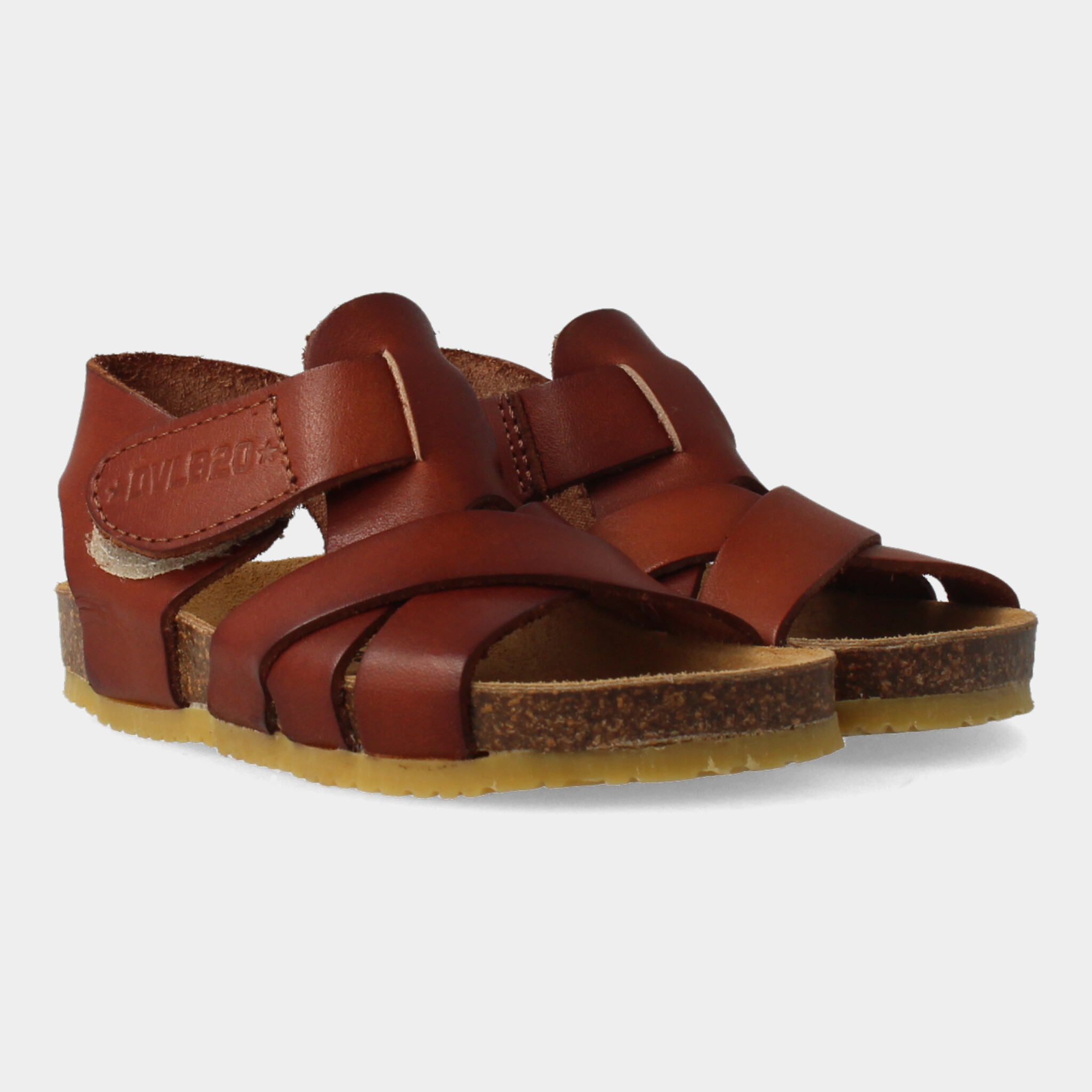 Cognac sandalen |  49007