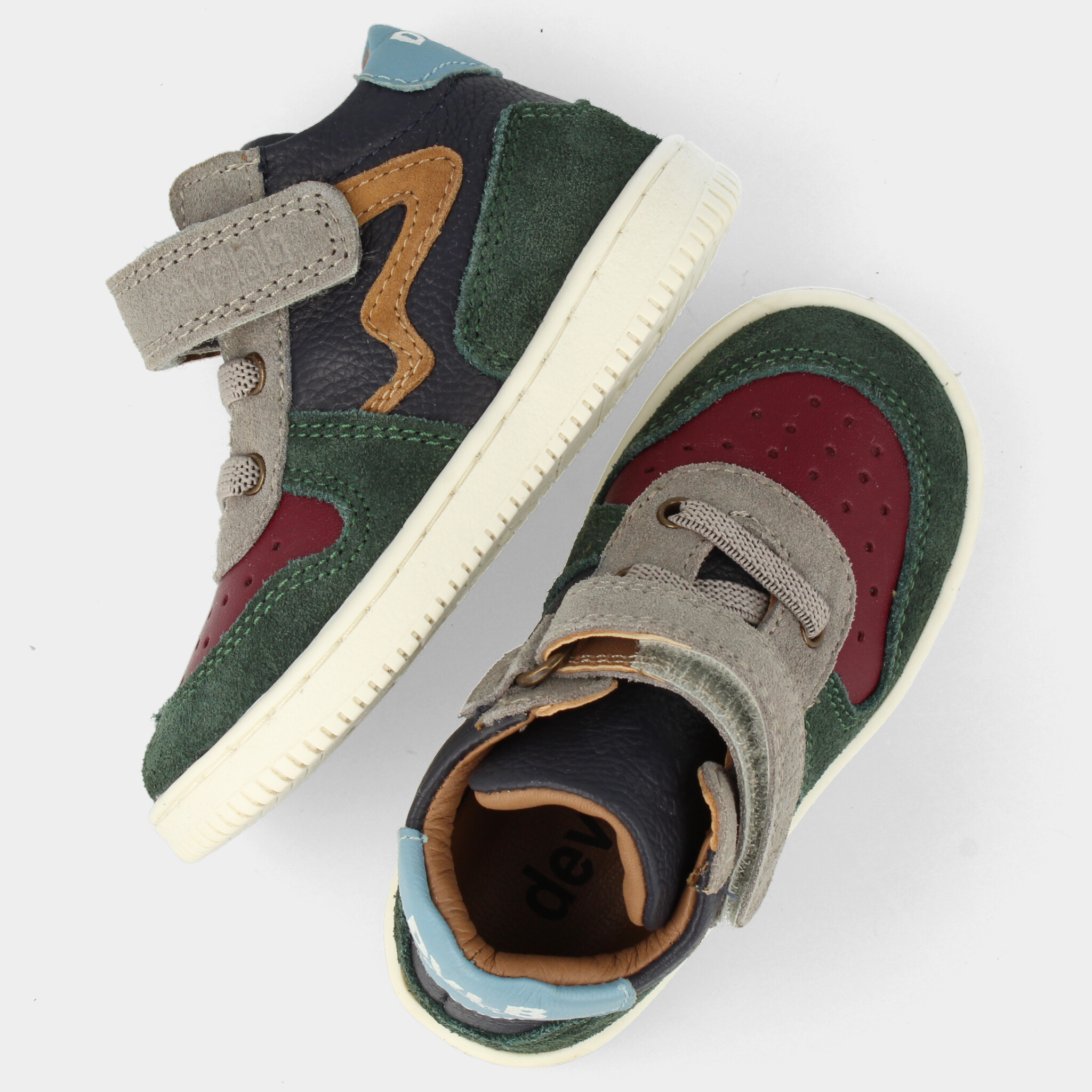 Kaki sneakers voor jongens  | 44339