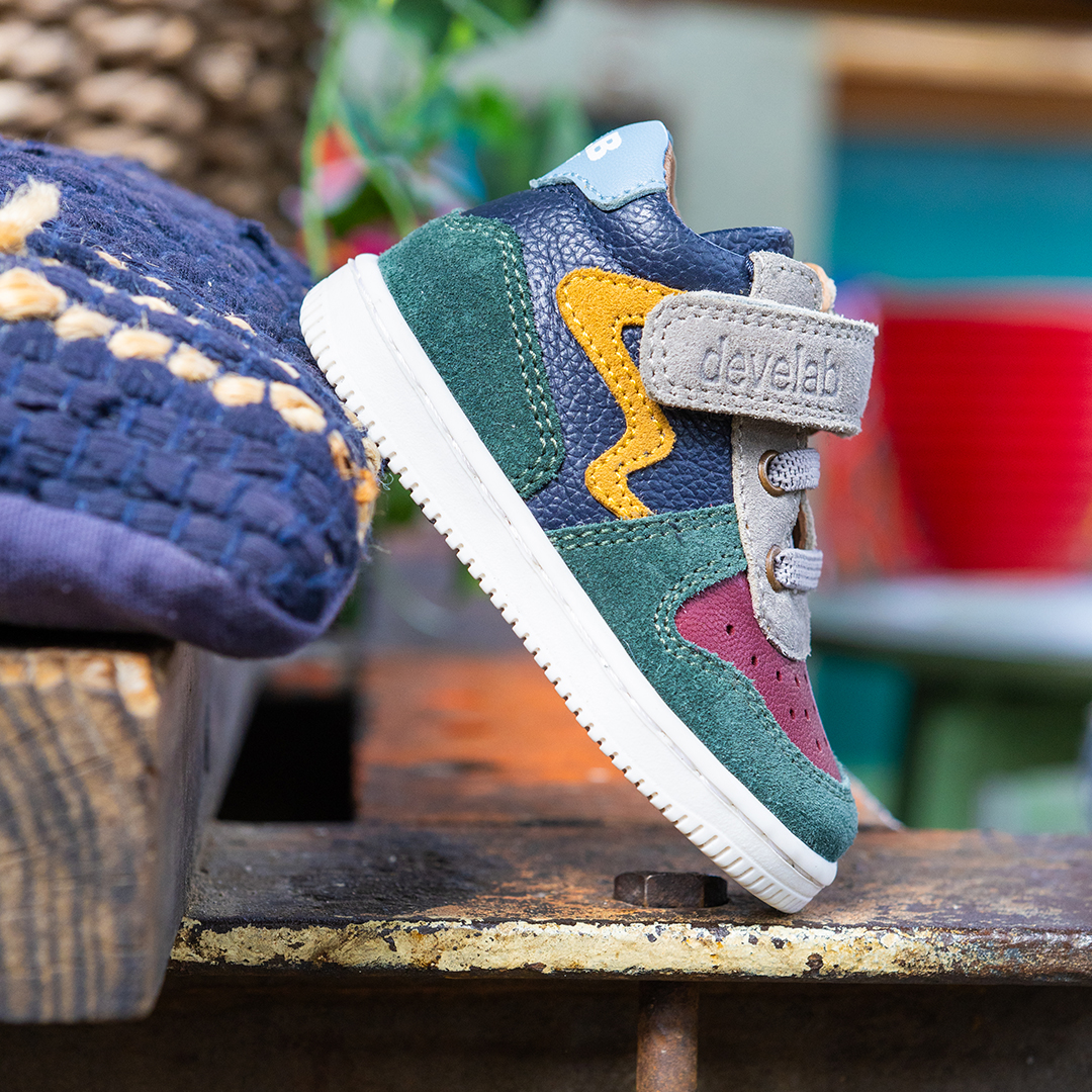 Kaki sneakers voor jongens  | 44339