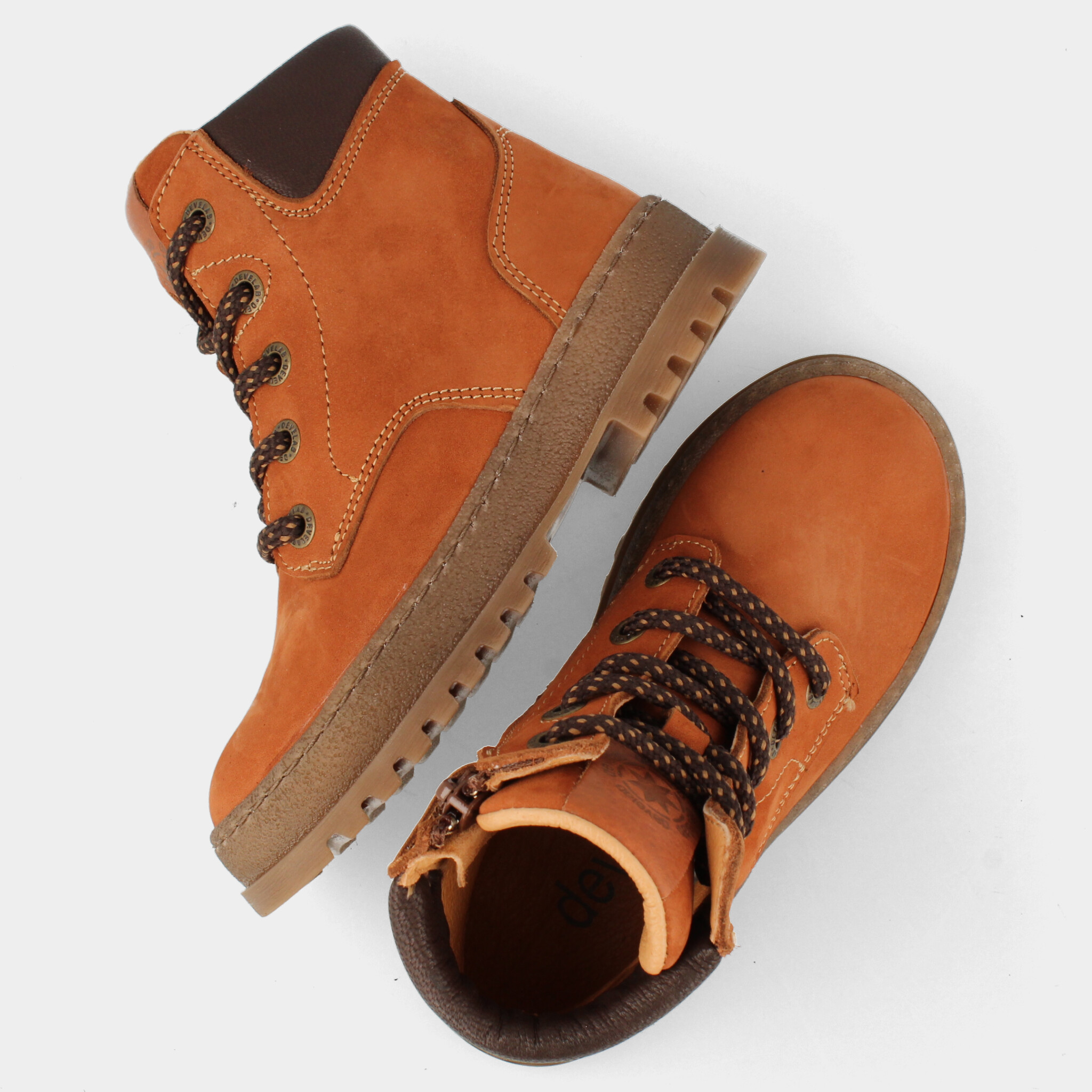 Cognac boots voor jongens  | 45191