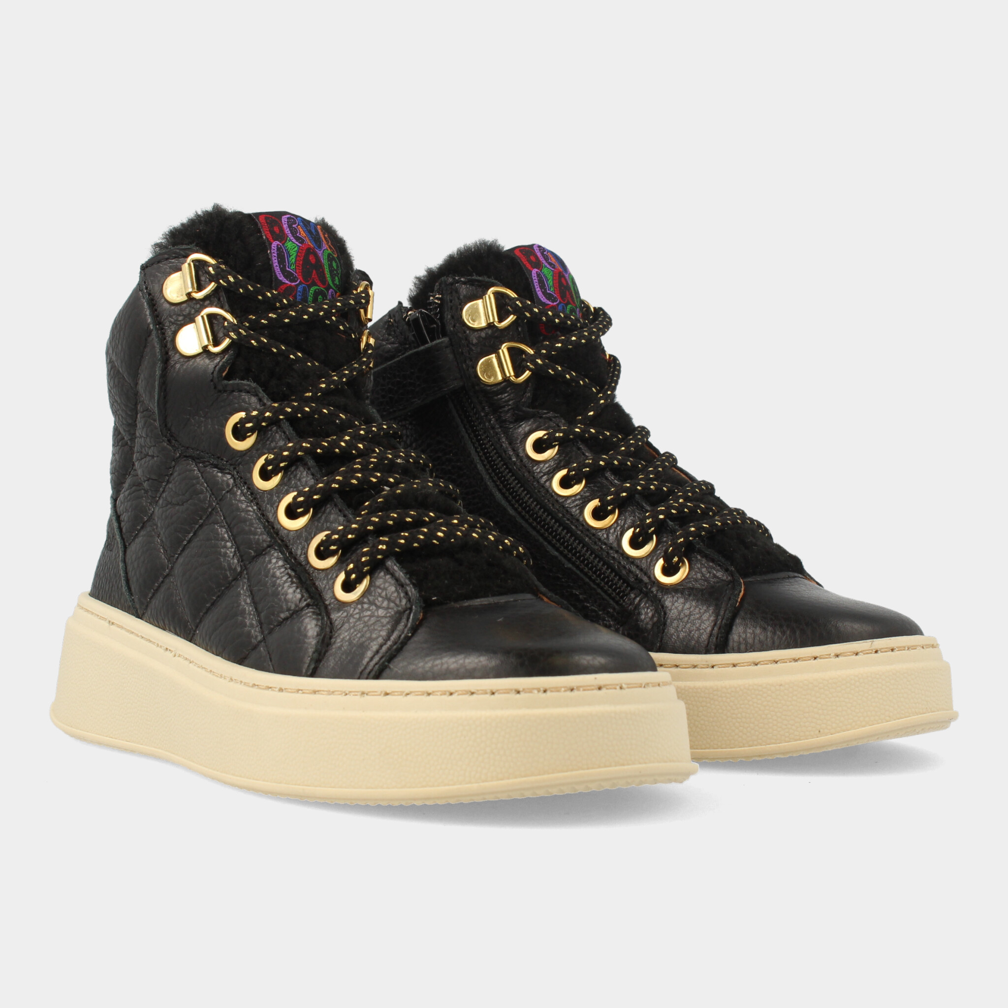 Hoge Zwarte Sneakers | Develab 41438