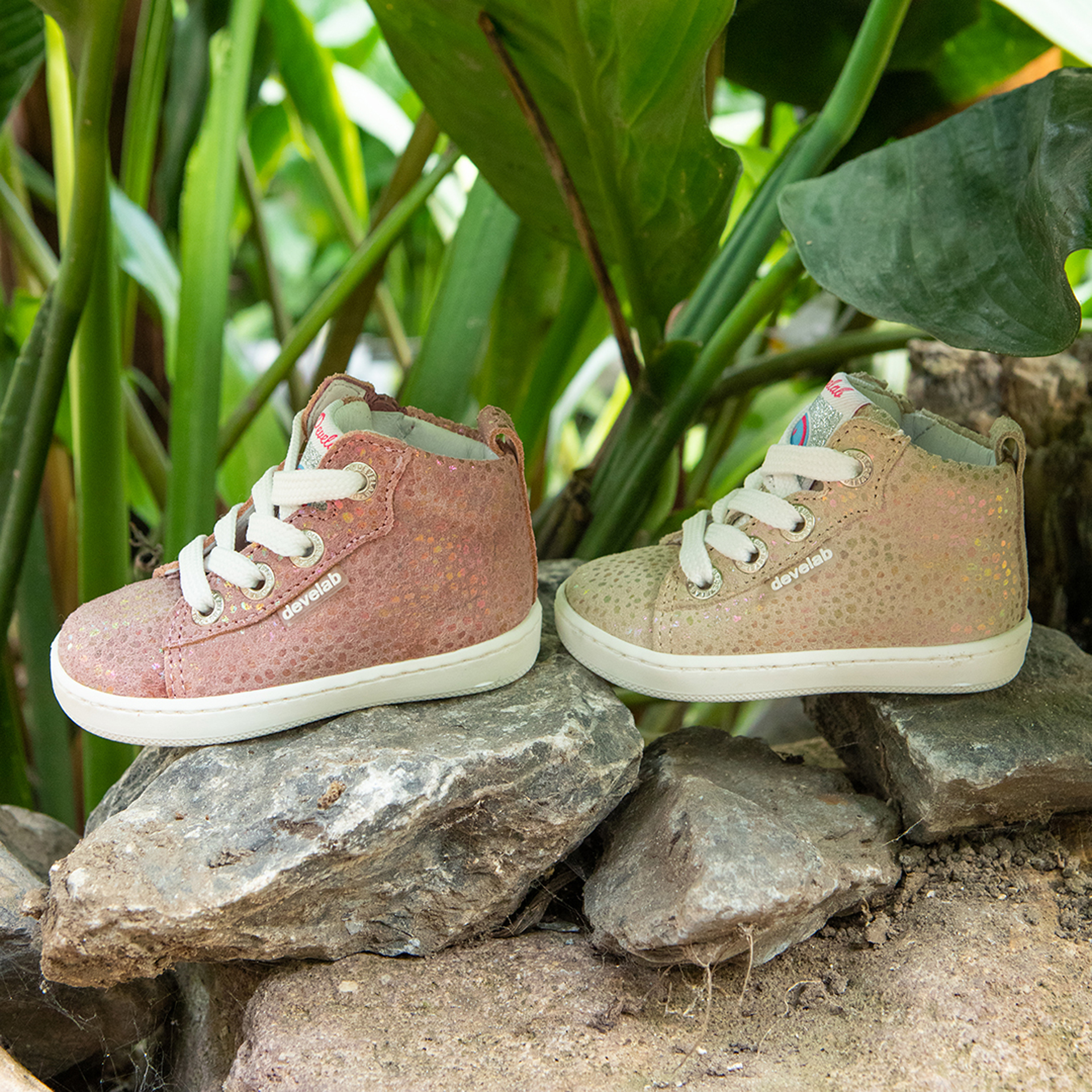 Hoge beige sneakers |  41492