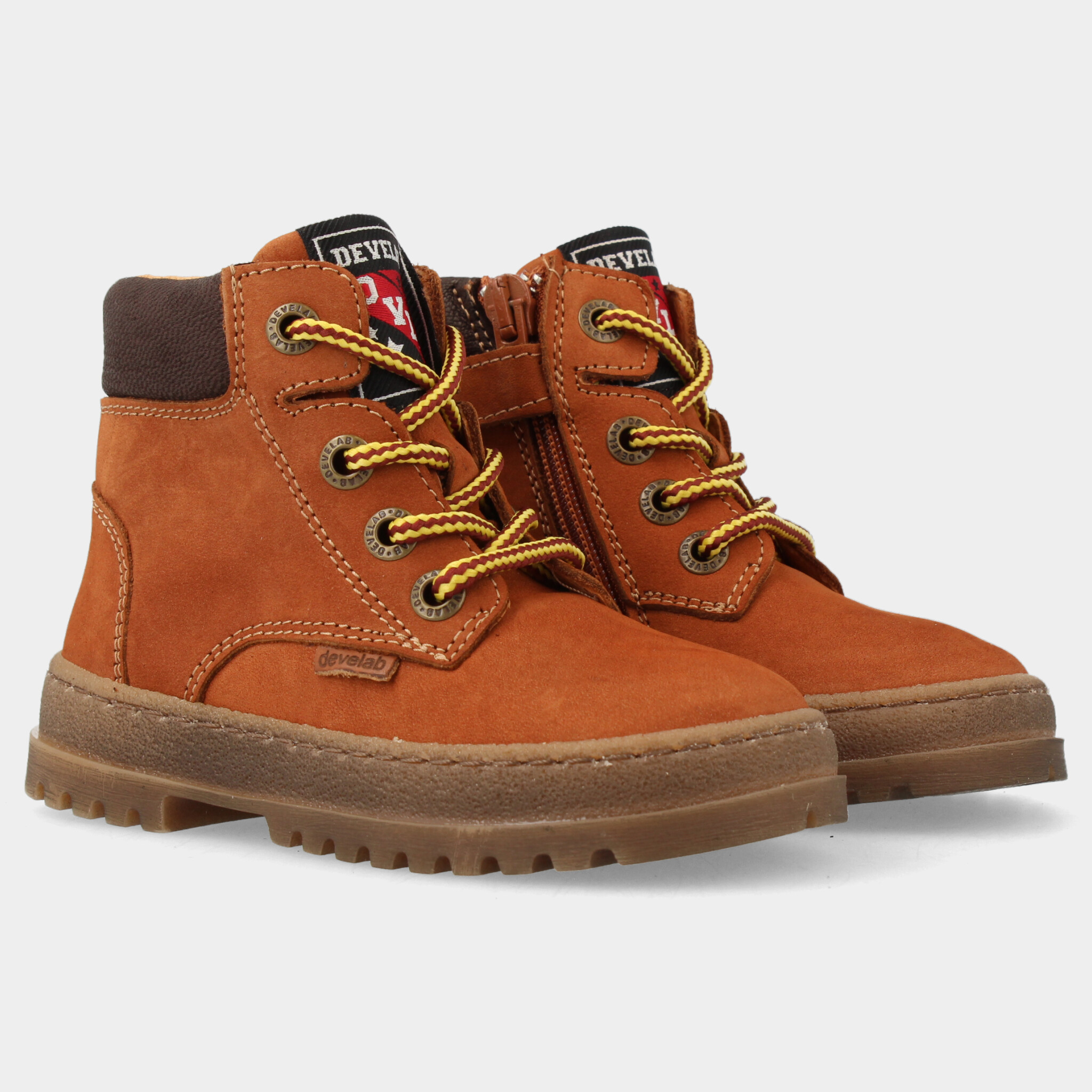 Cognac boot voor jongens  | 45161