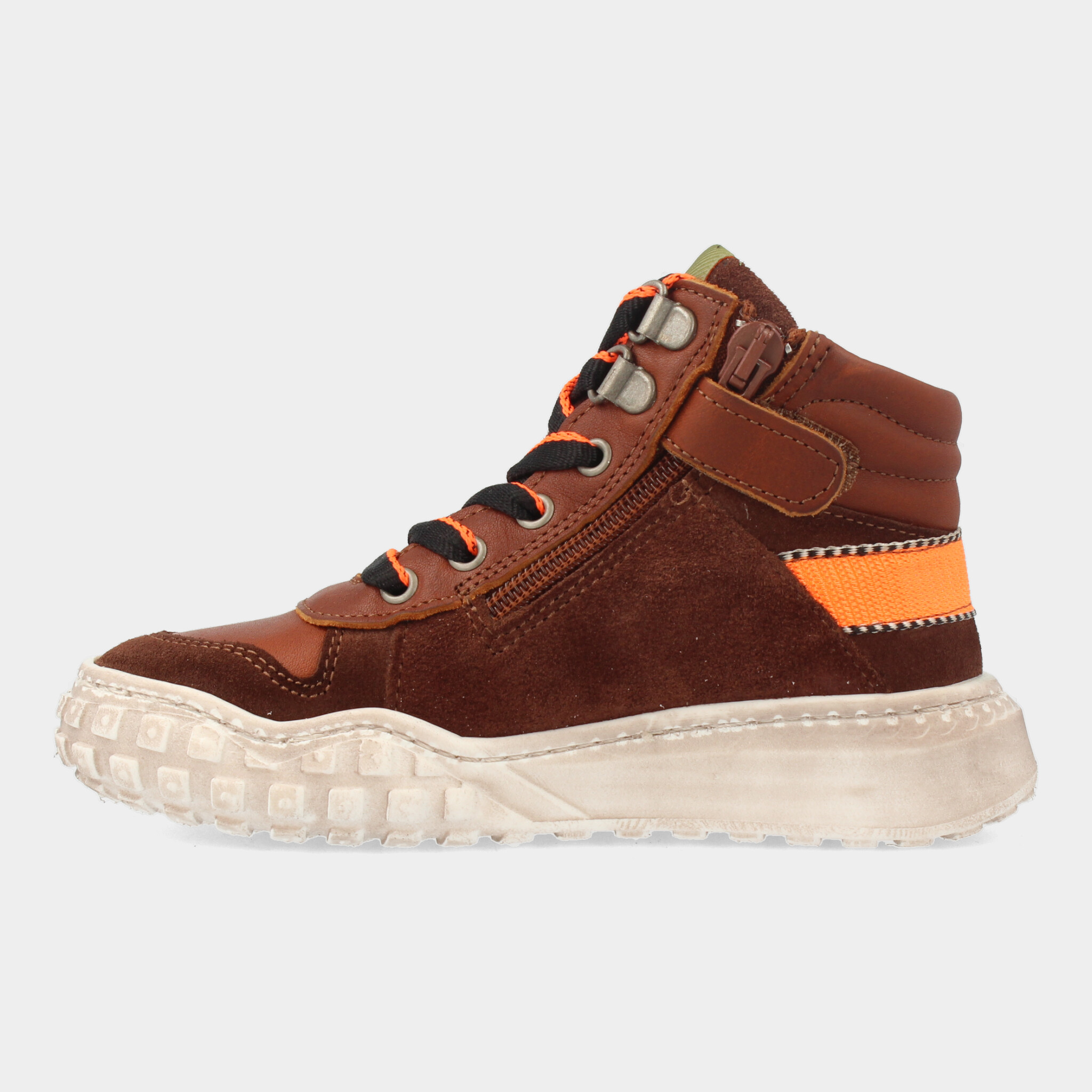 Hoge Cognac Sneakers | Develab 45687