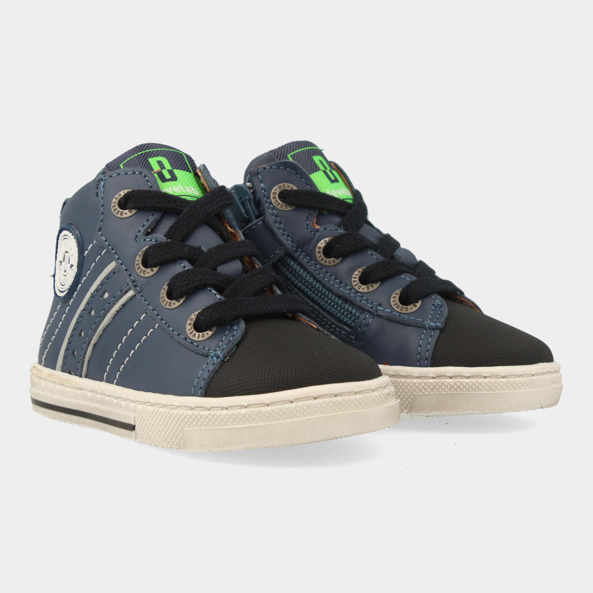 Hoge Blauwe Sneakers | Develab 45637
