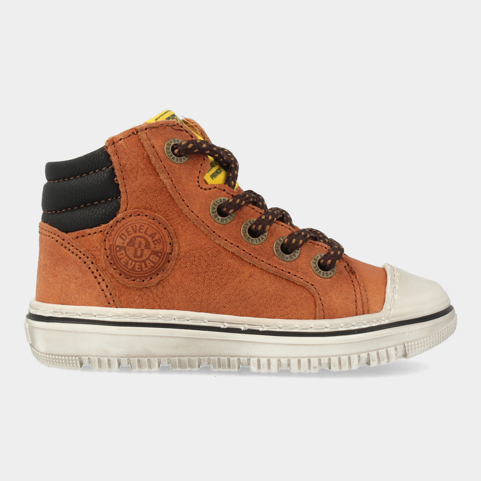 Hoge Cognac Sneakers | Develab 45657