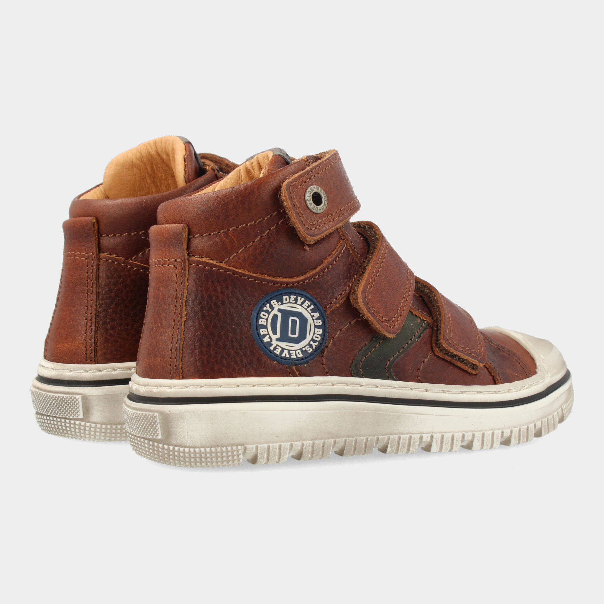 Hoge Cognac Sneakers | Develab 41947