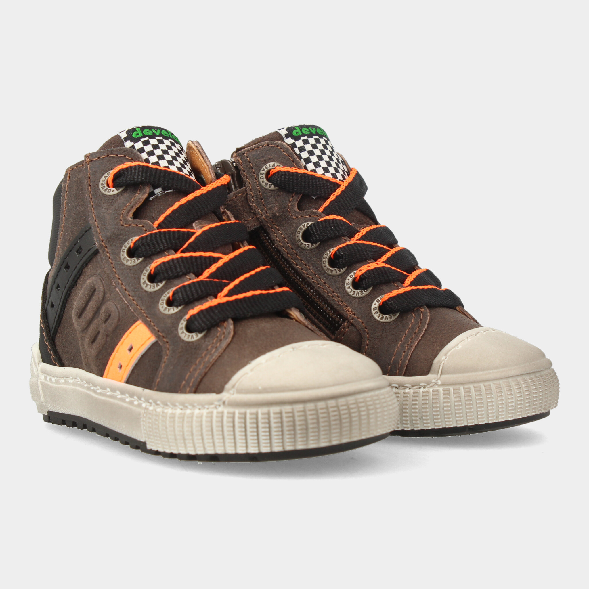 Hoge Grijze Sneakers | Develab 45661