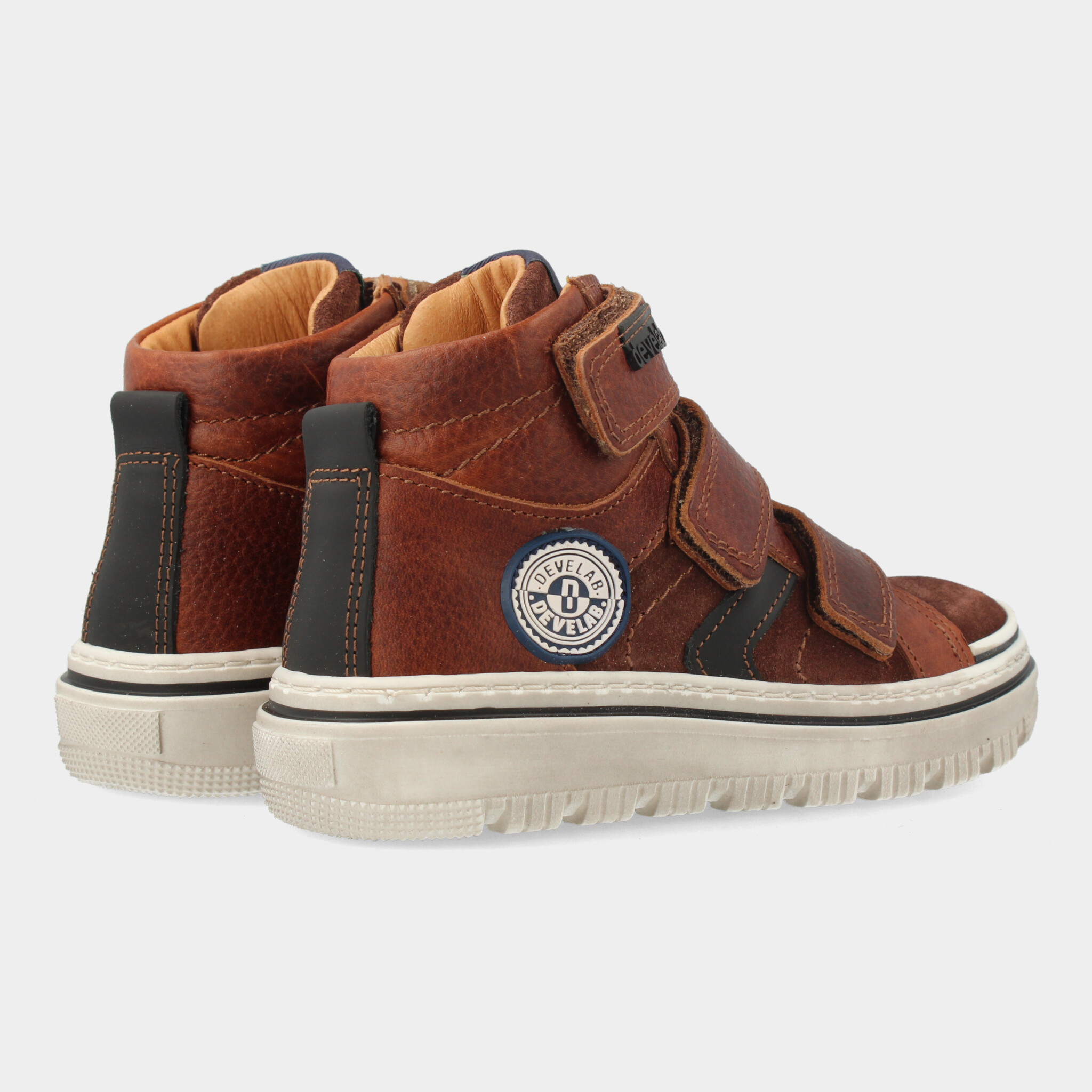 Hoge Cognac Sneakers | Develab 45705