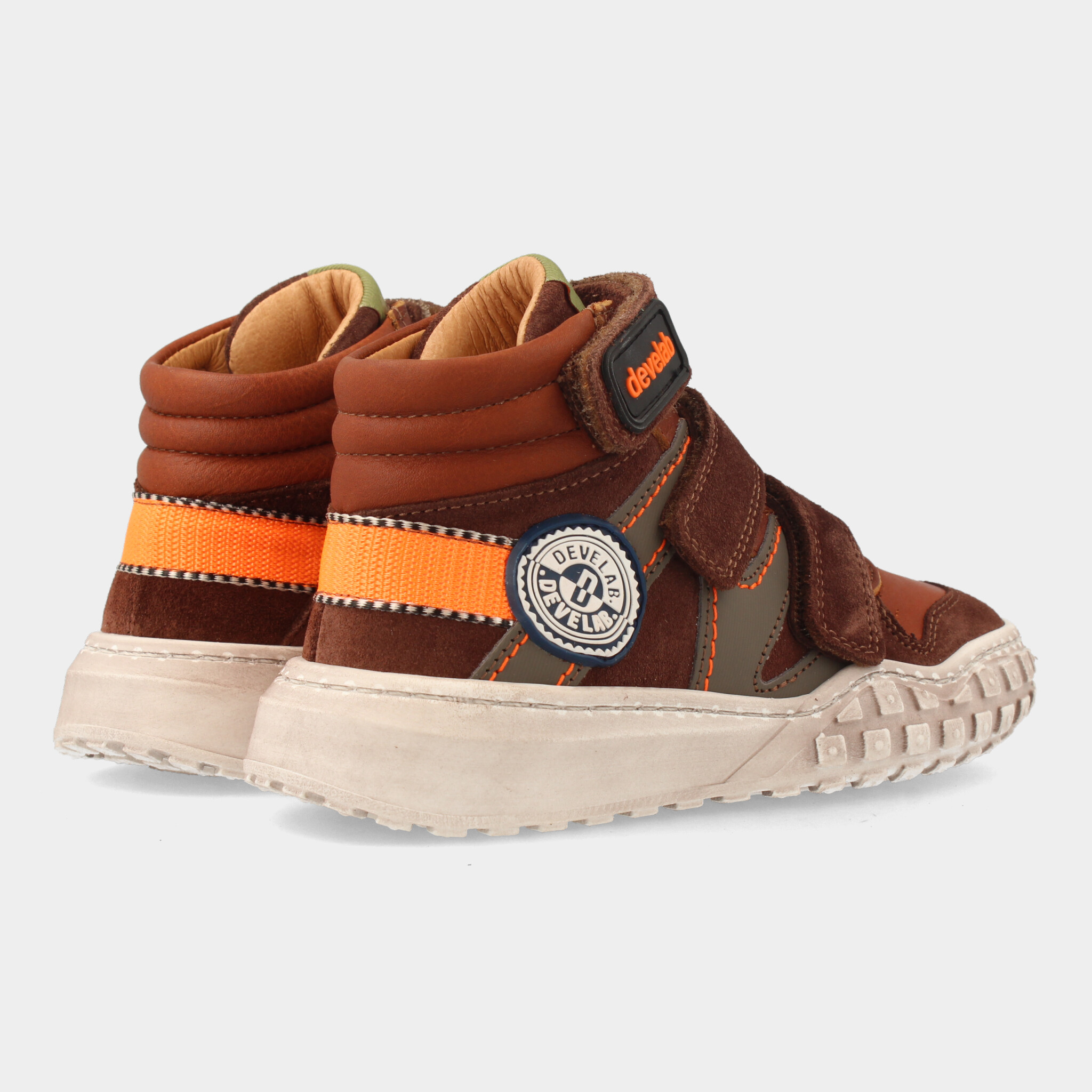 Hoge Cognac Sneakers | Develab 45689