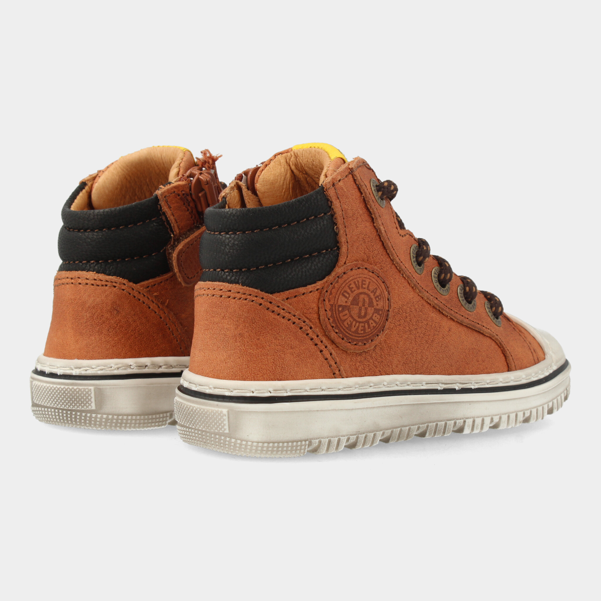 Hoge Cognac Sneakers | Develab 45657