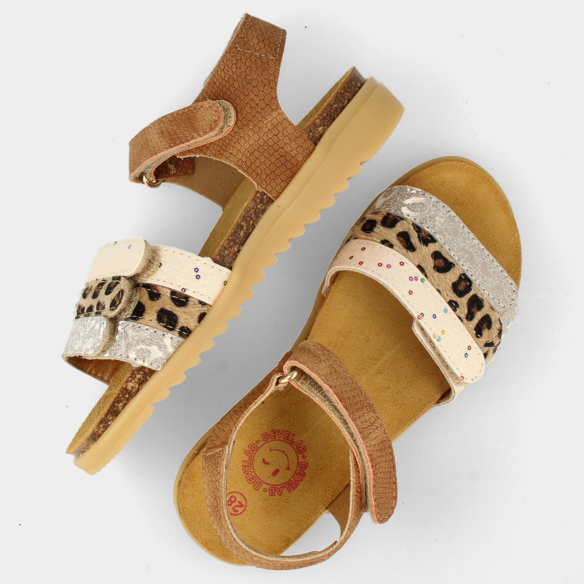 Cognac sandalen | 48528