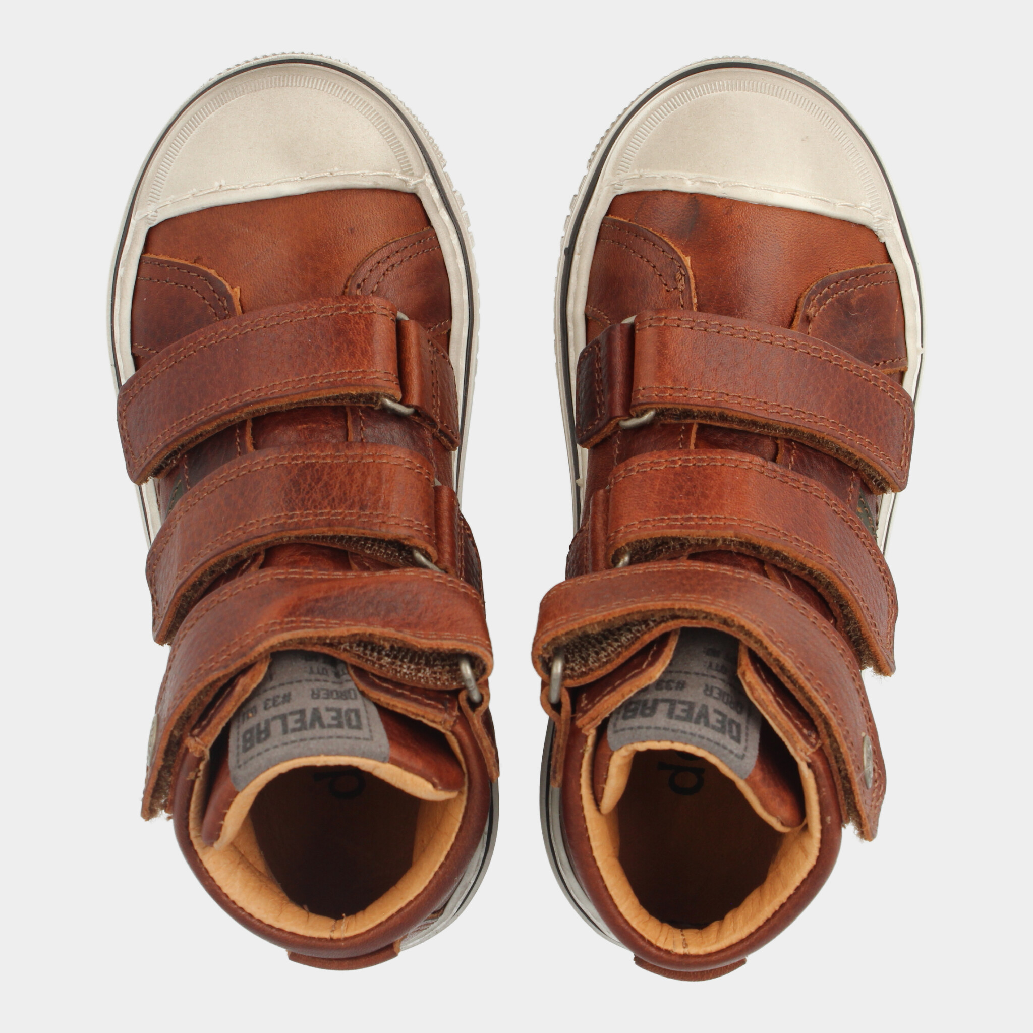 Hoge Cognac Sneakers | Develab 41947