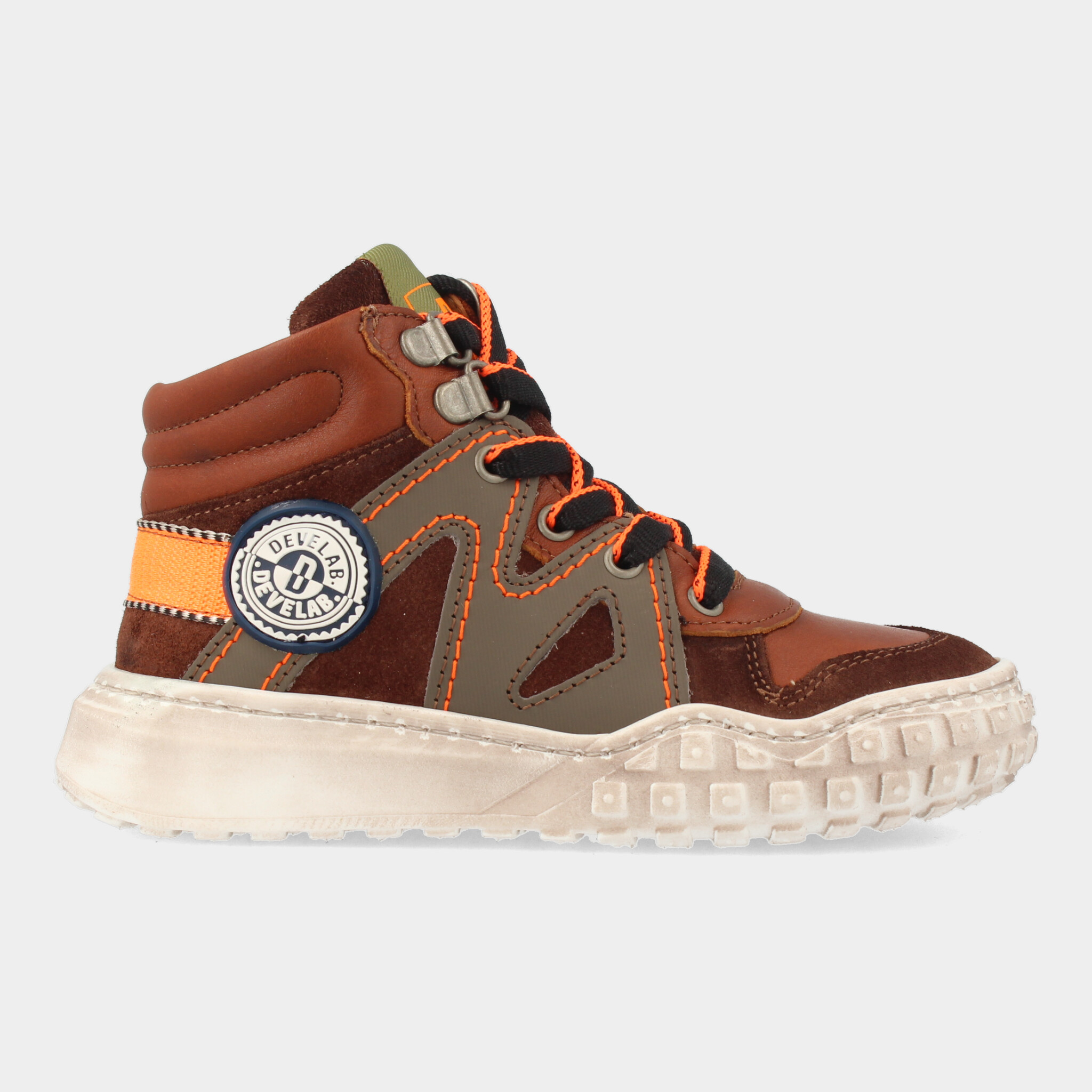 Hoge Cognac Sneakers | Develab 45687