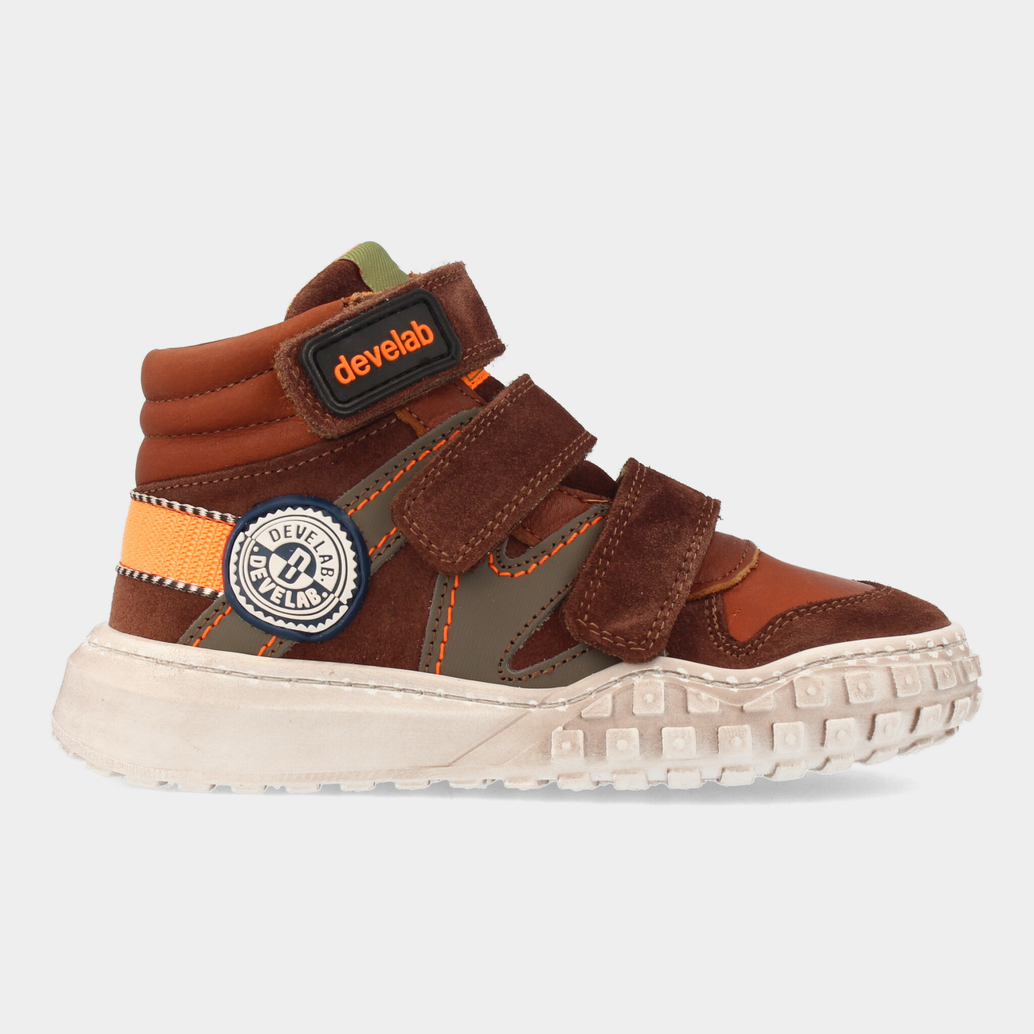 Hoge Cognac Sneakers | Develab 45689