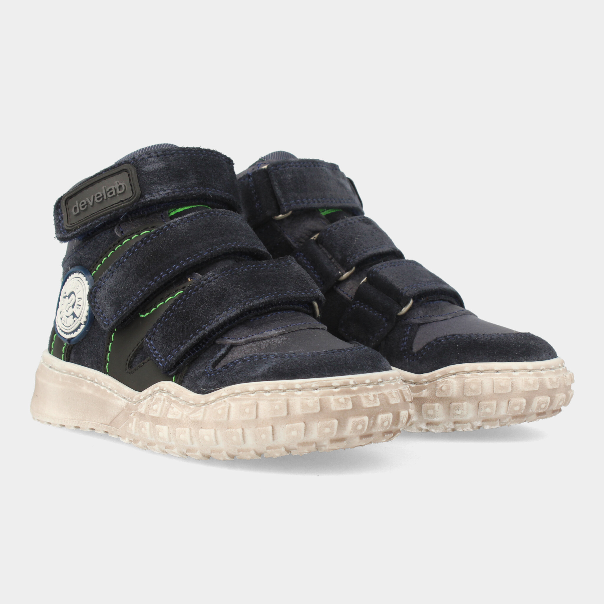 Hoge Blauwe Sneakers | Develab 45689