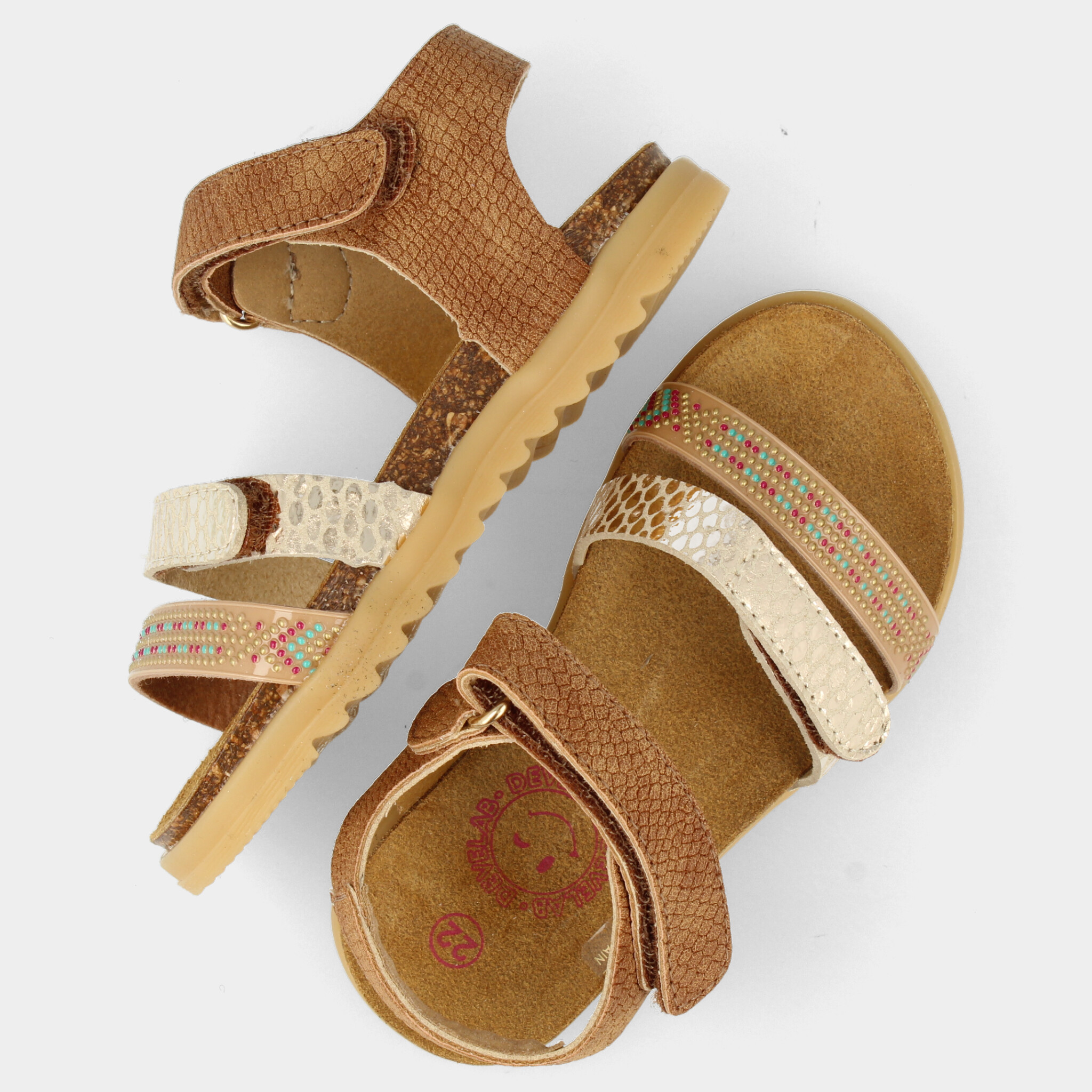 Cognac sandalen | 48496