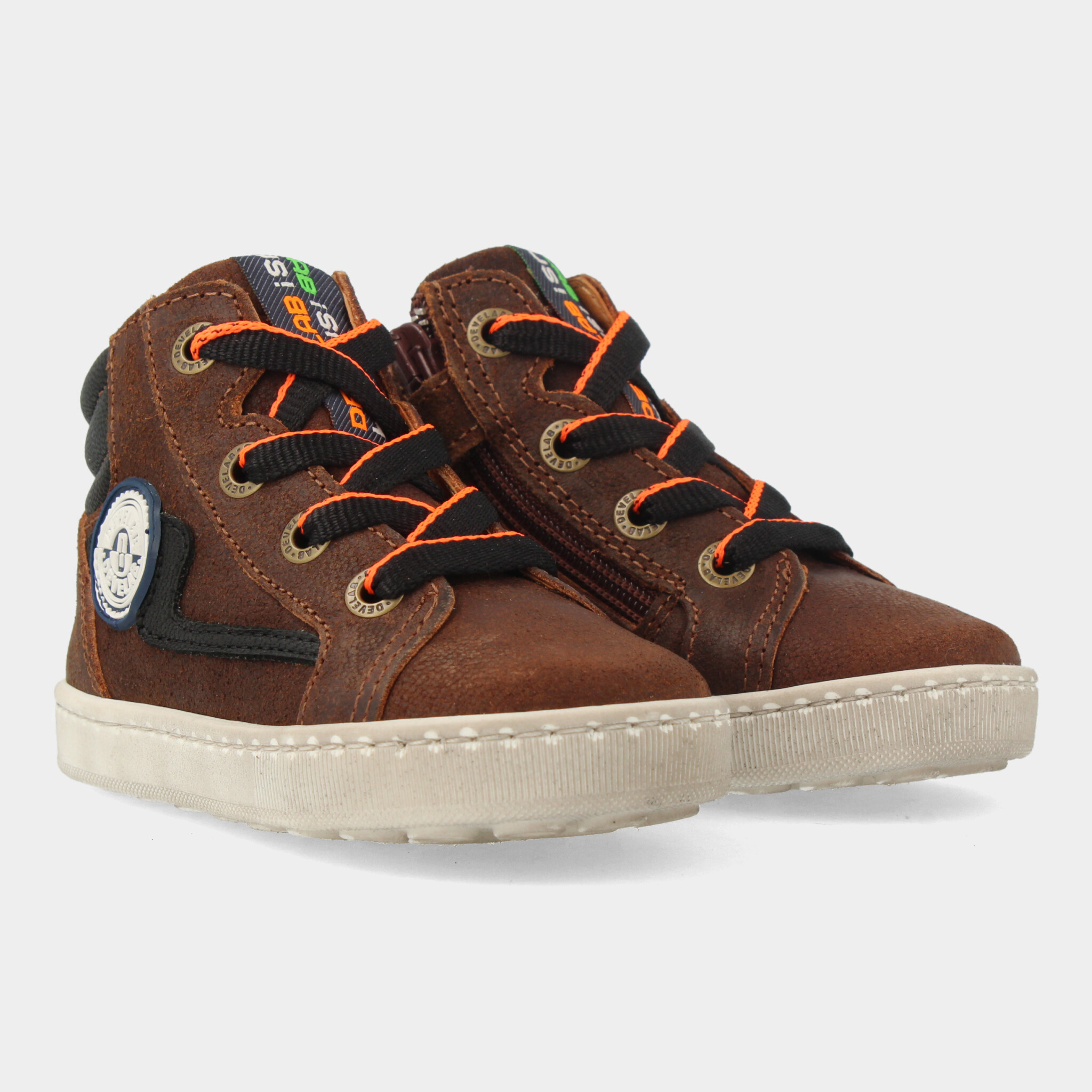 Hoge Cognac Sneakers | Develab 45633