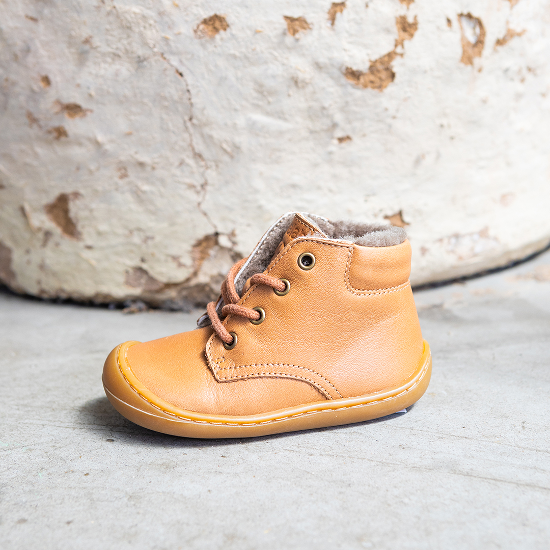 Cognac barefoot schoenen  | 46210