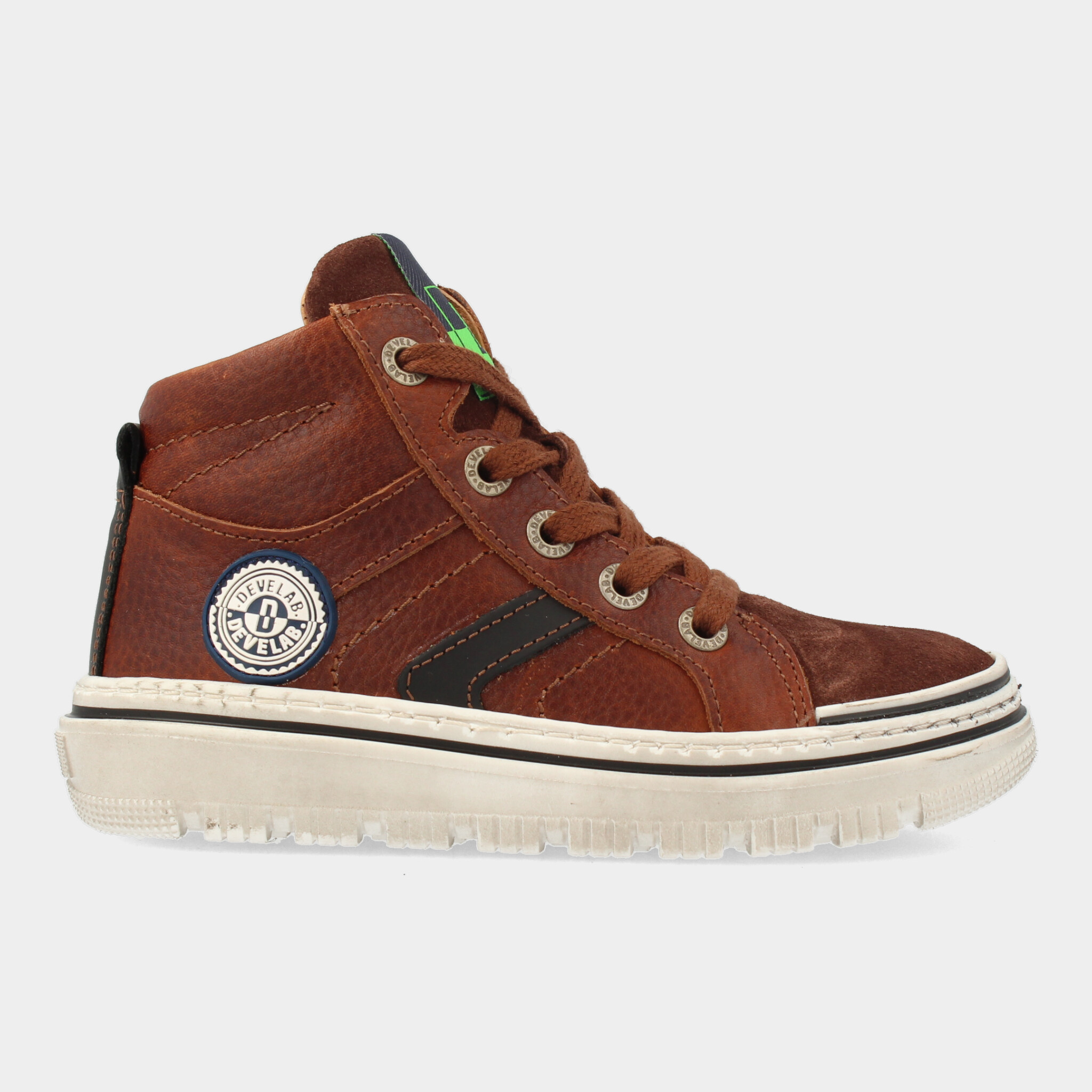 Hoge Cognac Sneakers | Develab 45709